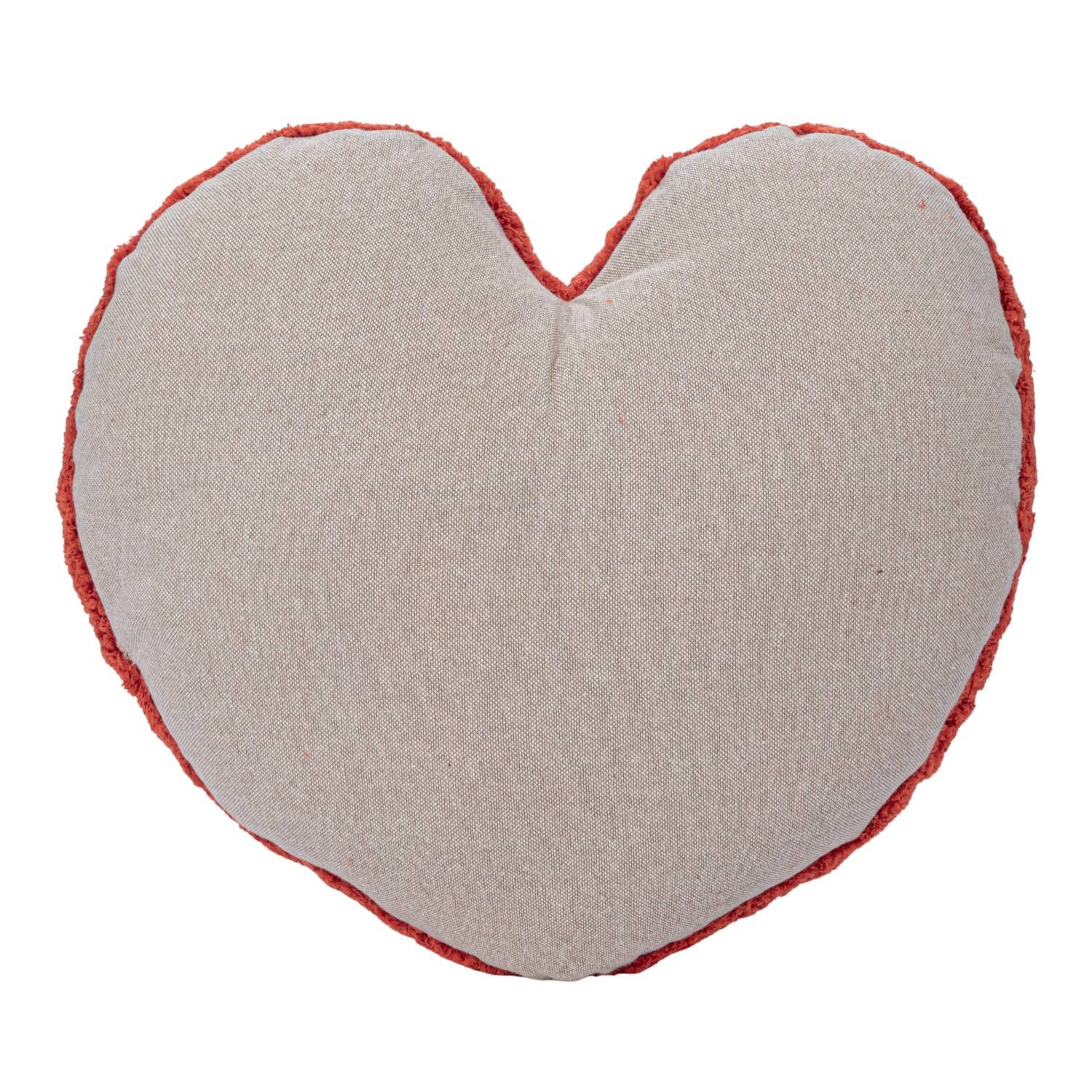 Hello Honey&#xAE; Red, Yellow &#x26; Blue Cotton Tufted Heart Pillow Set