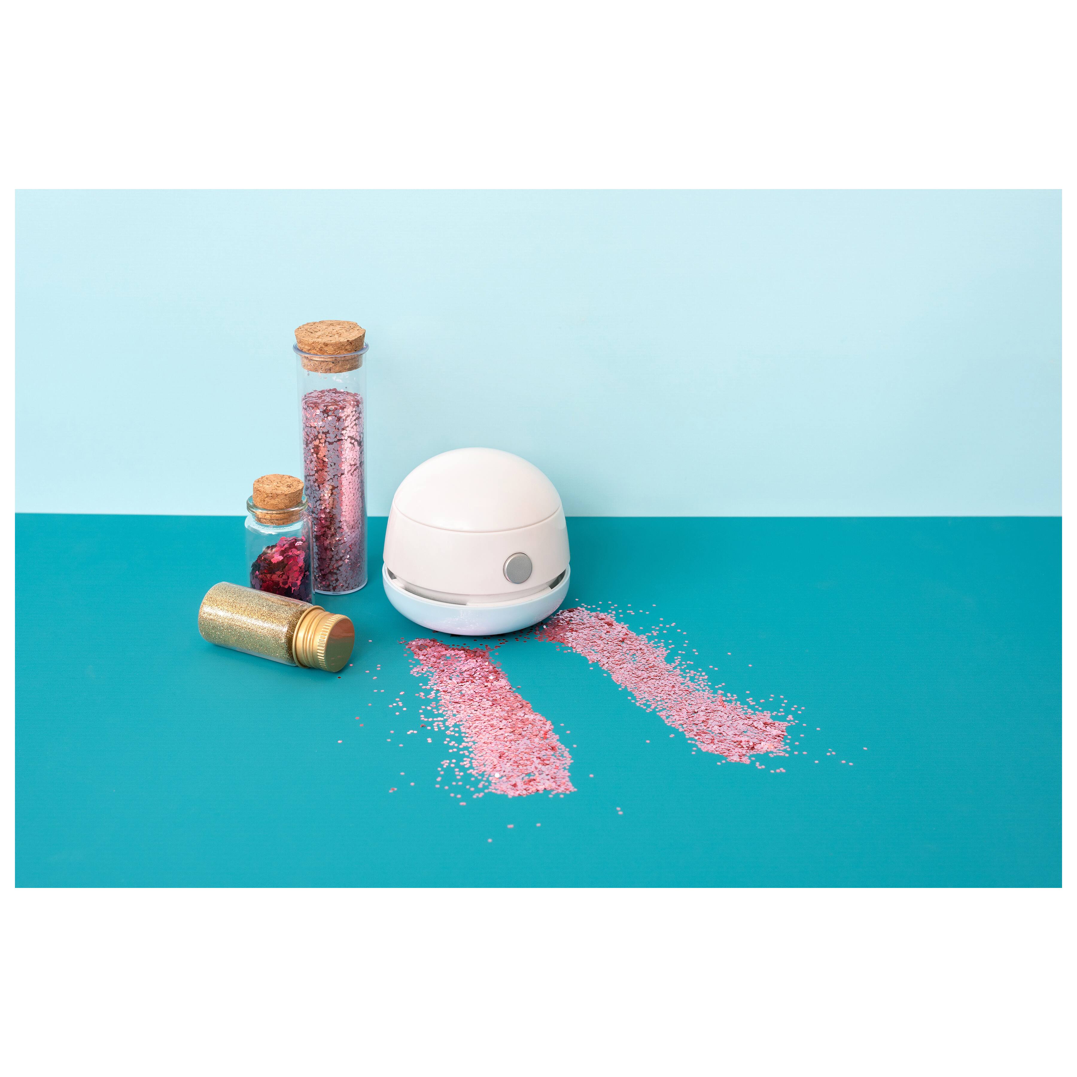 We R Memory Keepers® White & Blue Glitter Mini Vac