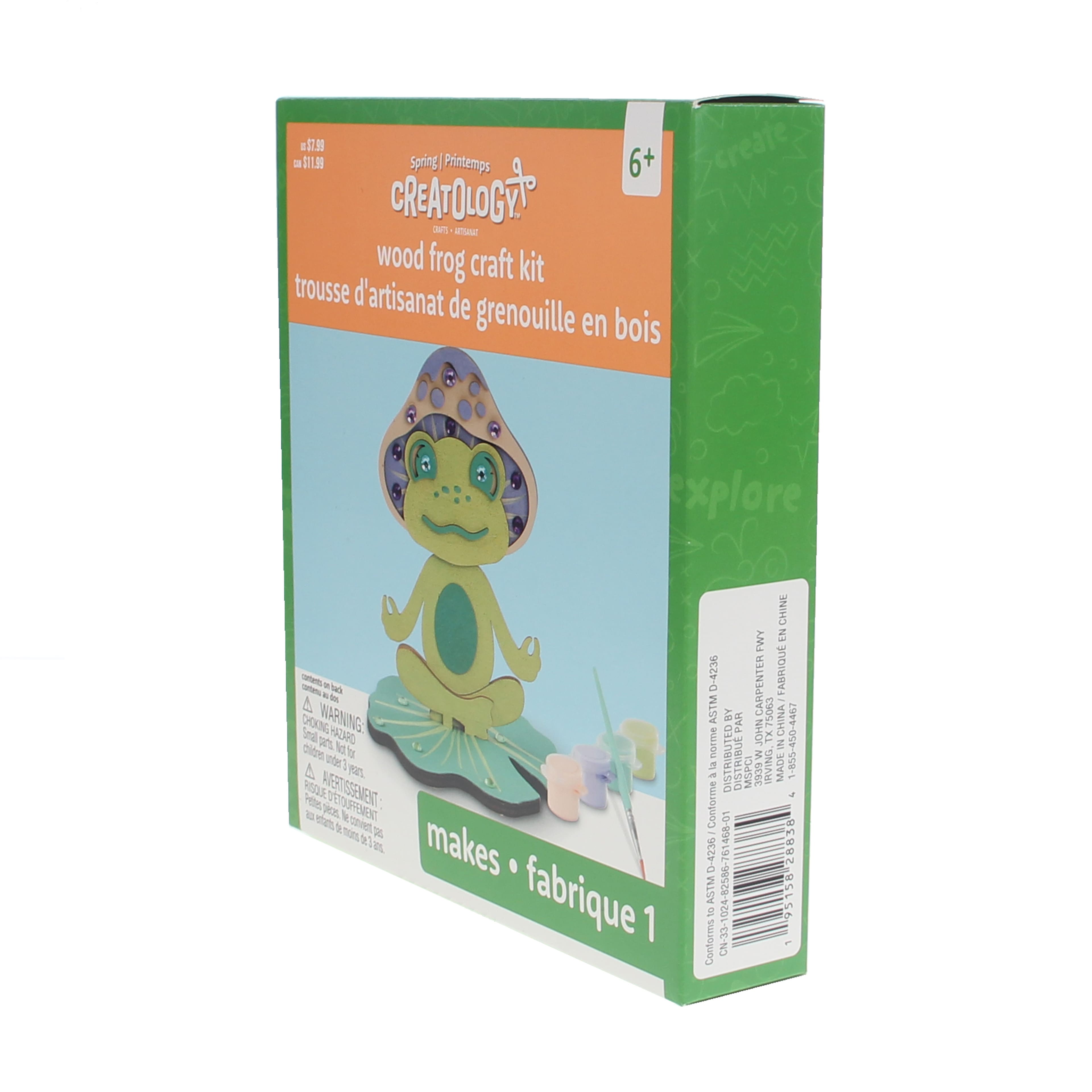 Wood Frog Craft Kit by Creatology&#x2122;