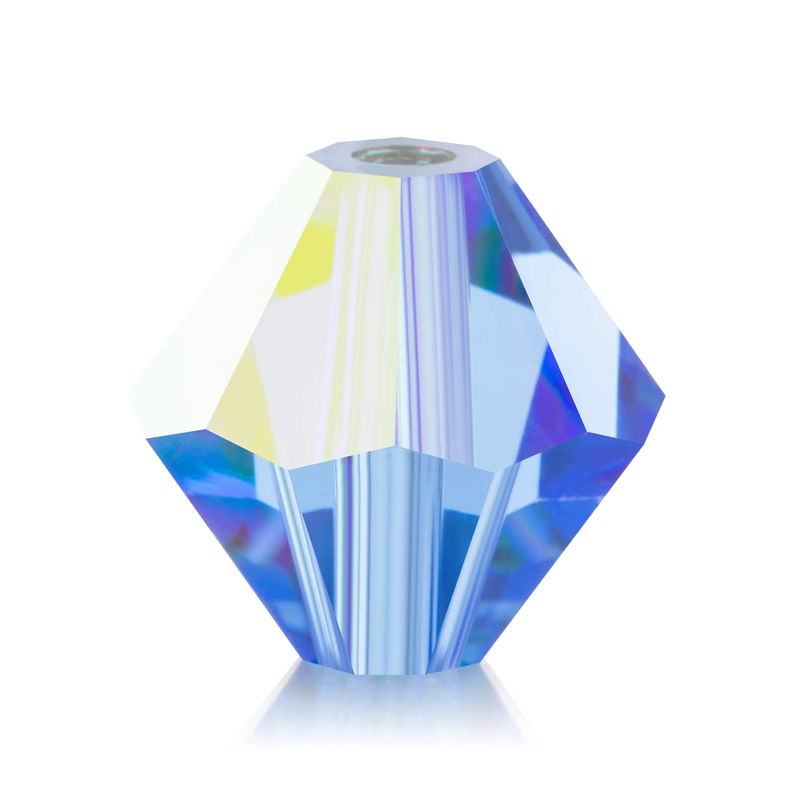 John Bead PRECIOSA 4mm Czech Crystal Bicone Beads, 40ct.