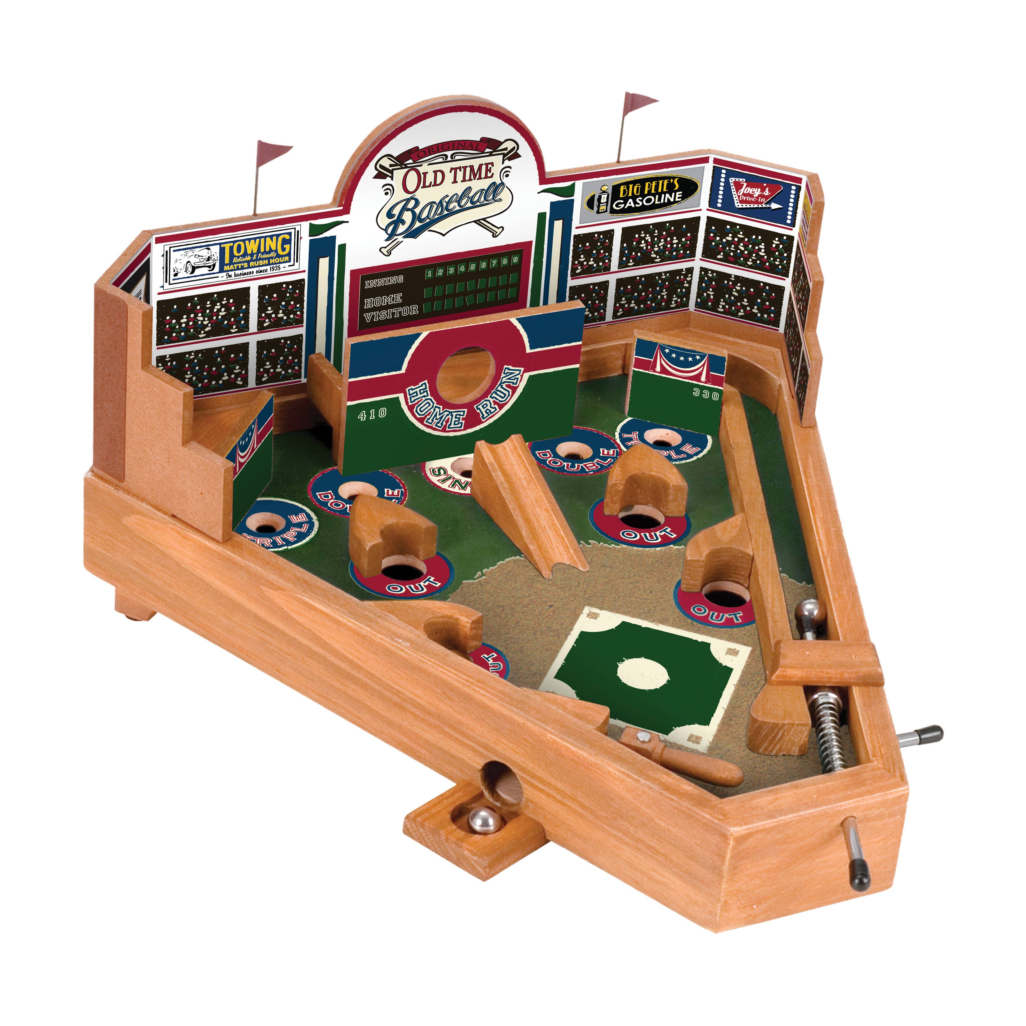 Old-Time Baseball Pinball-Style Game