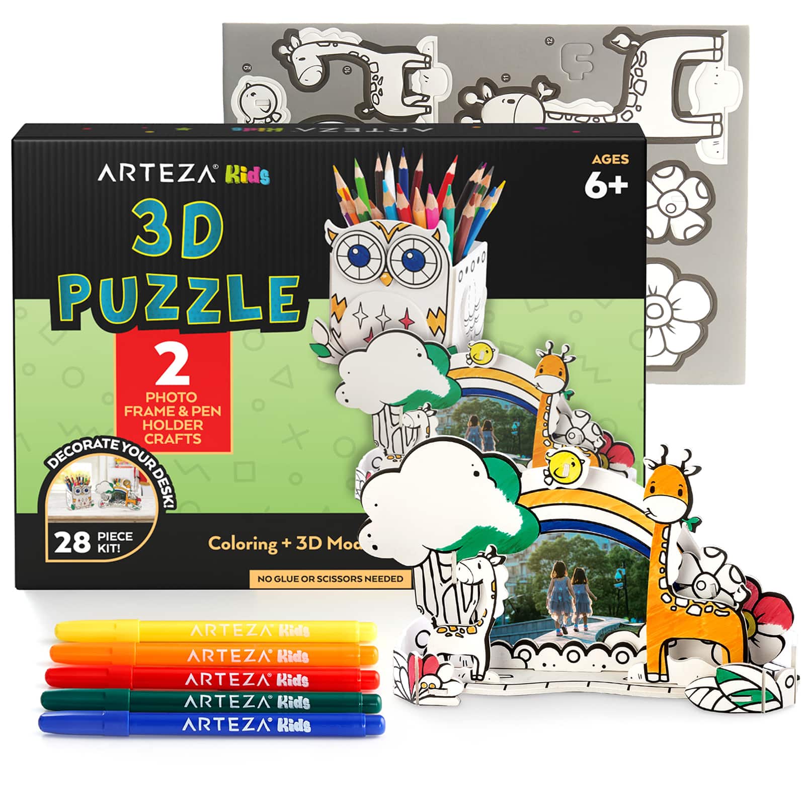 Arteza® Kids 3D Puzzle Owl & Giraffe
