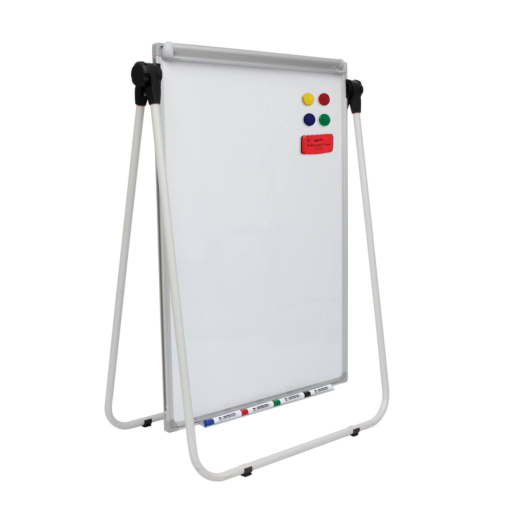 Charles Leonard® Double Sided Magnetic Whiteboard Easel