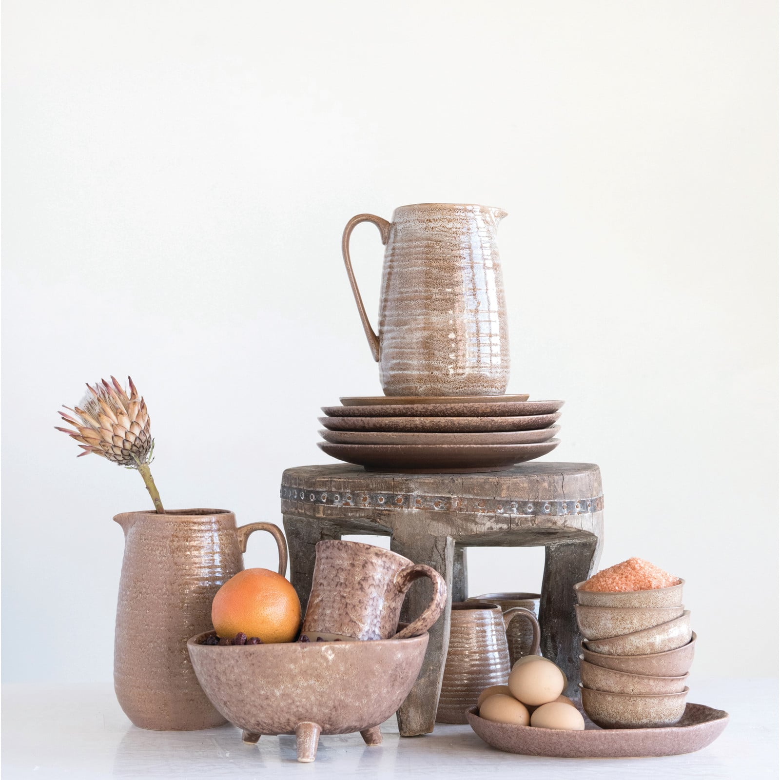 Hello Honey&#xAE; Stoneware Mug with Reactive Glaze Finish Set