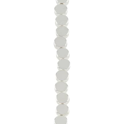 Silver Disc Spacer Beads 6.5mm by Bead Landing Michaels