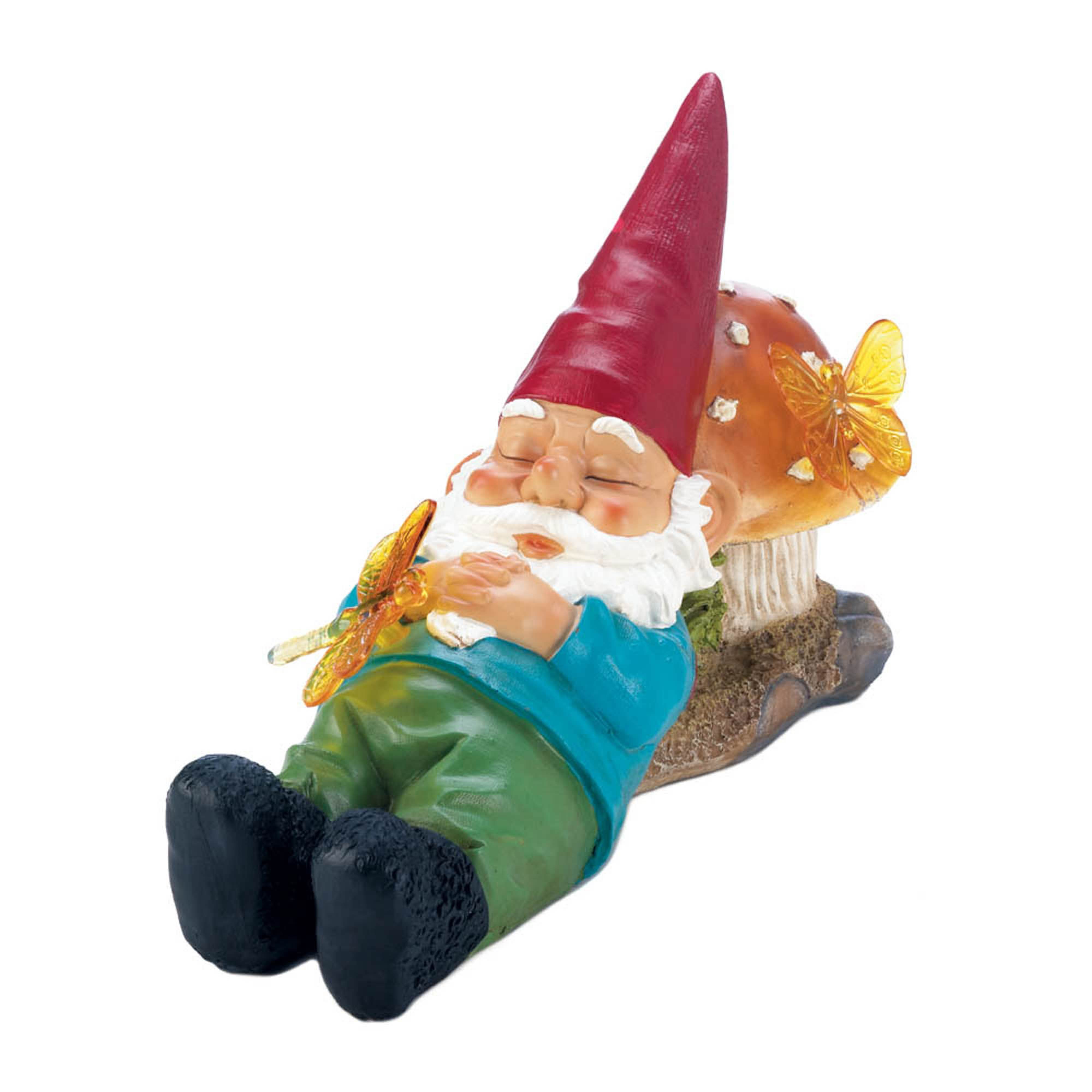 8&#x22; Solar-Powered Sleepy Gnome