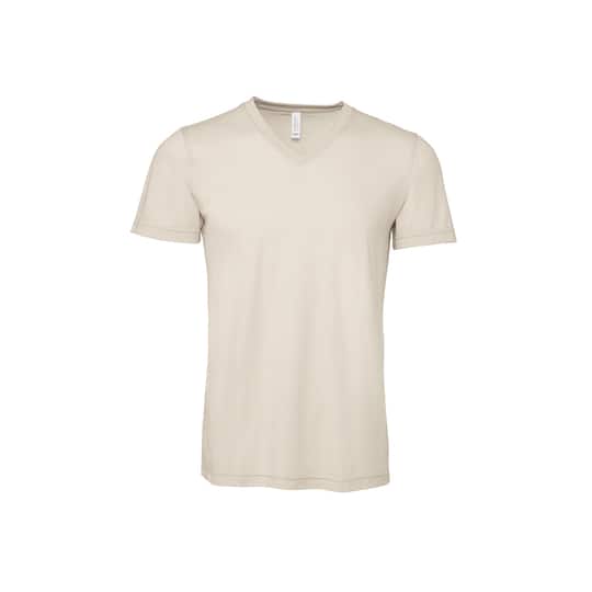 BELLA+CANVAS® Short Sleeve V-Neck Adult Unisex Jersey T-Shirt | Michaels