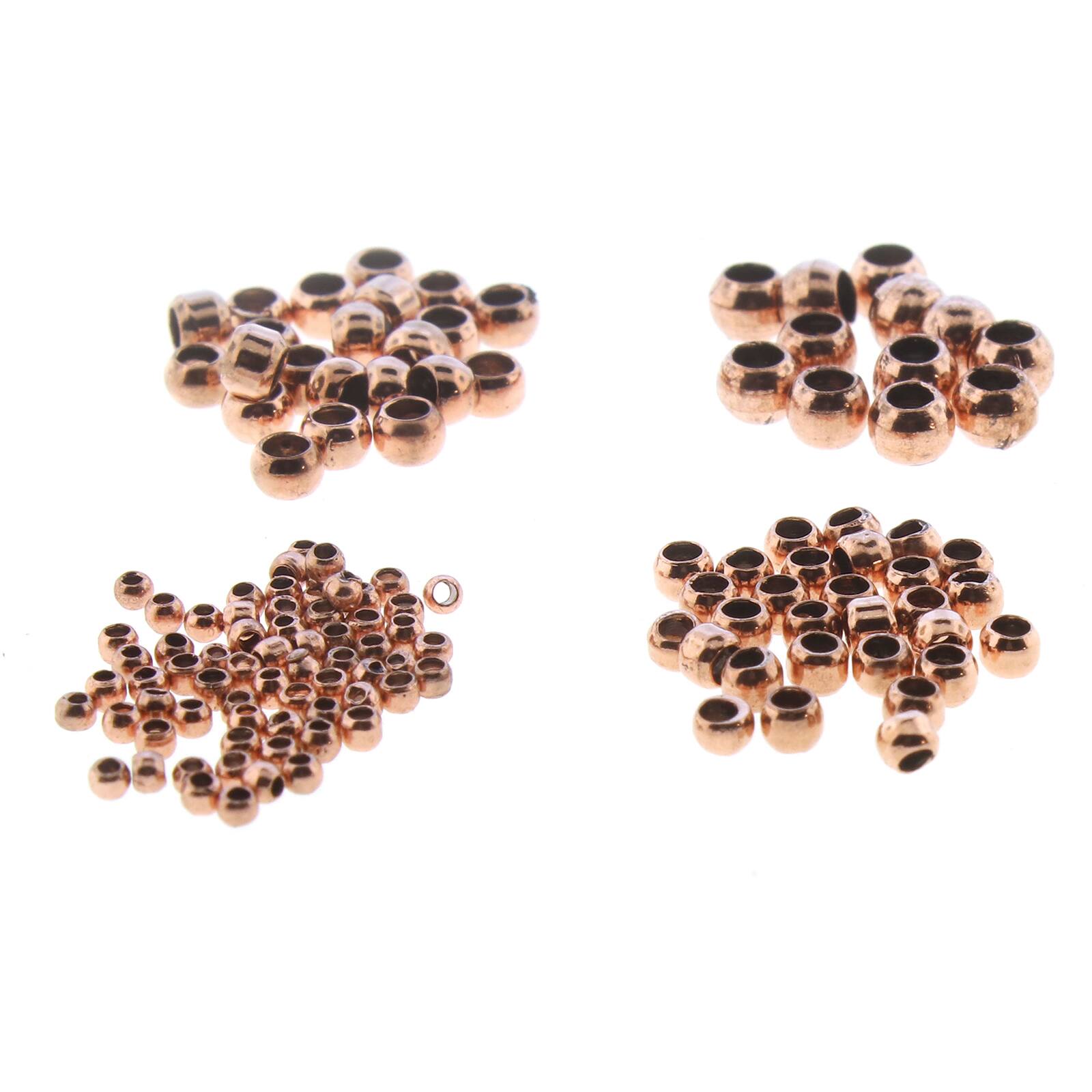 The Beadsmith® Assorted Copper Plated Crimp Beads, 600ct.