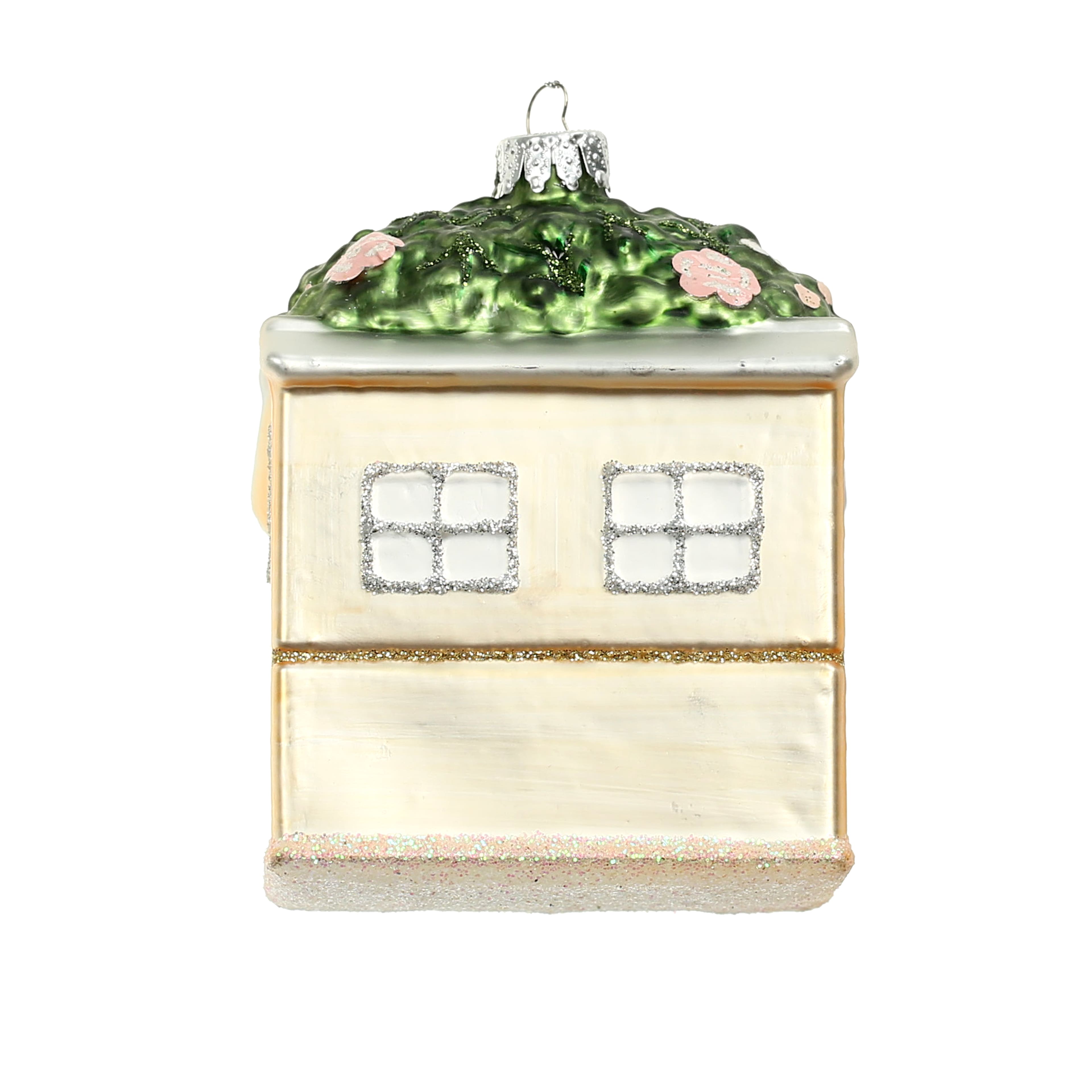 3.75&#x22; Village Cafe Glass Ornament by Ashland&#xAE;