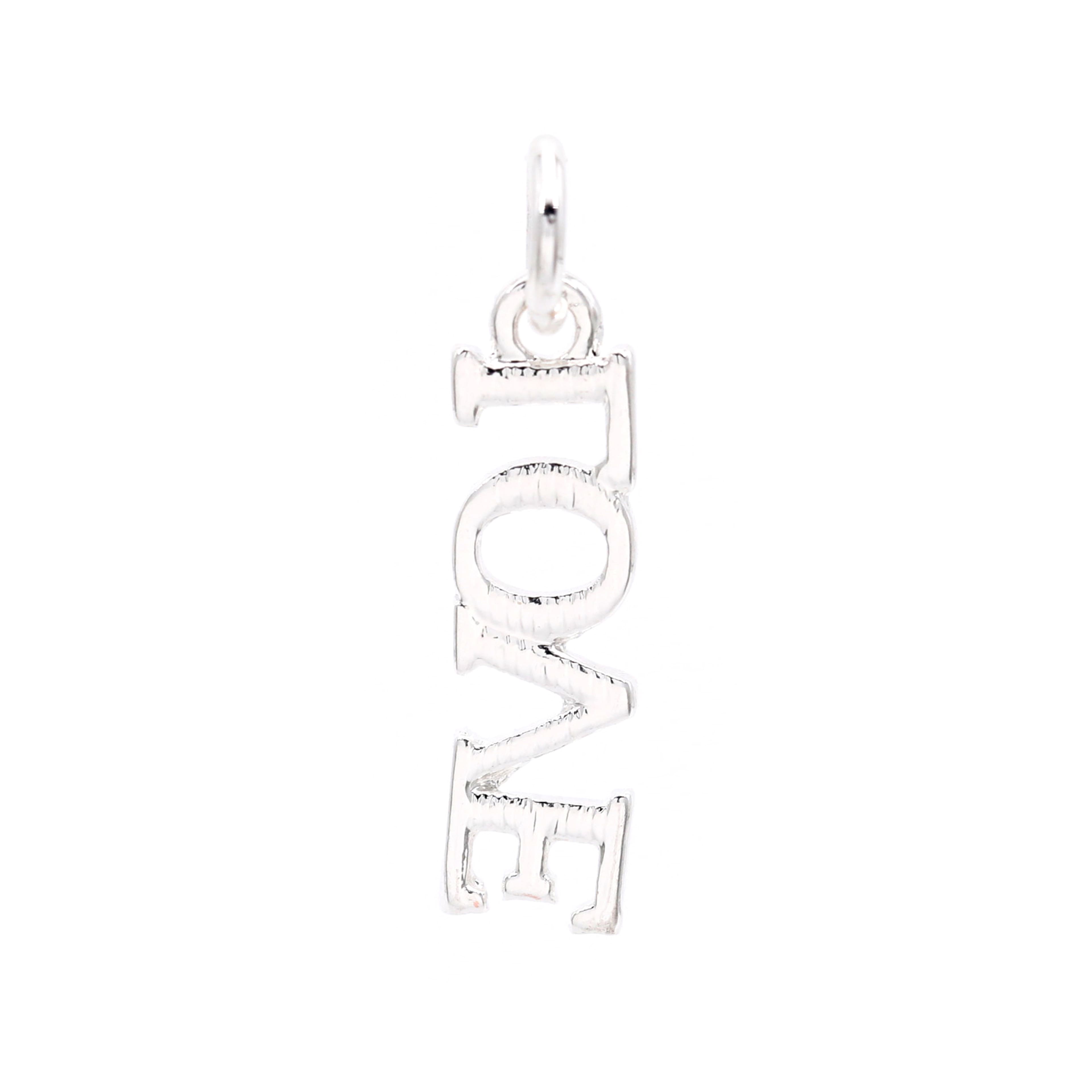 12 Pack: Silver Plated Love Charm by Bead Landing™