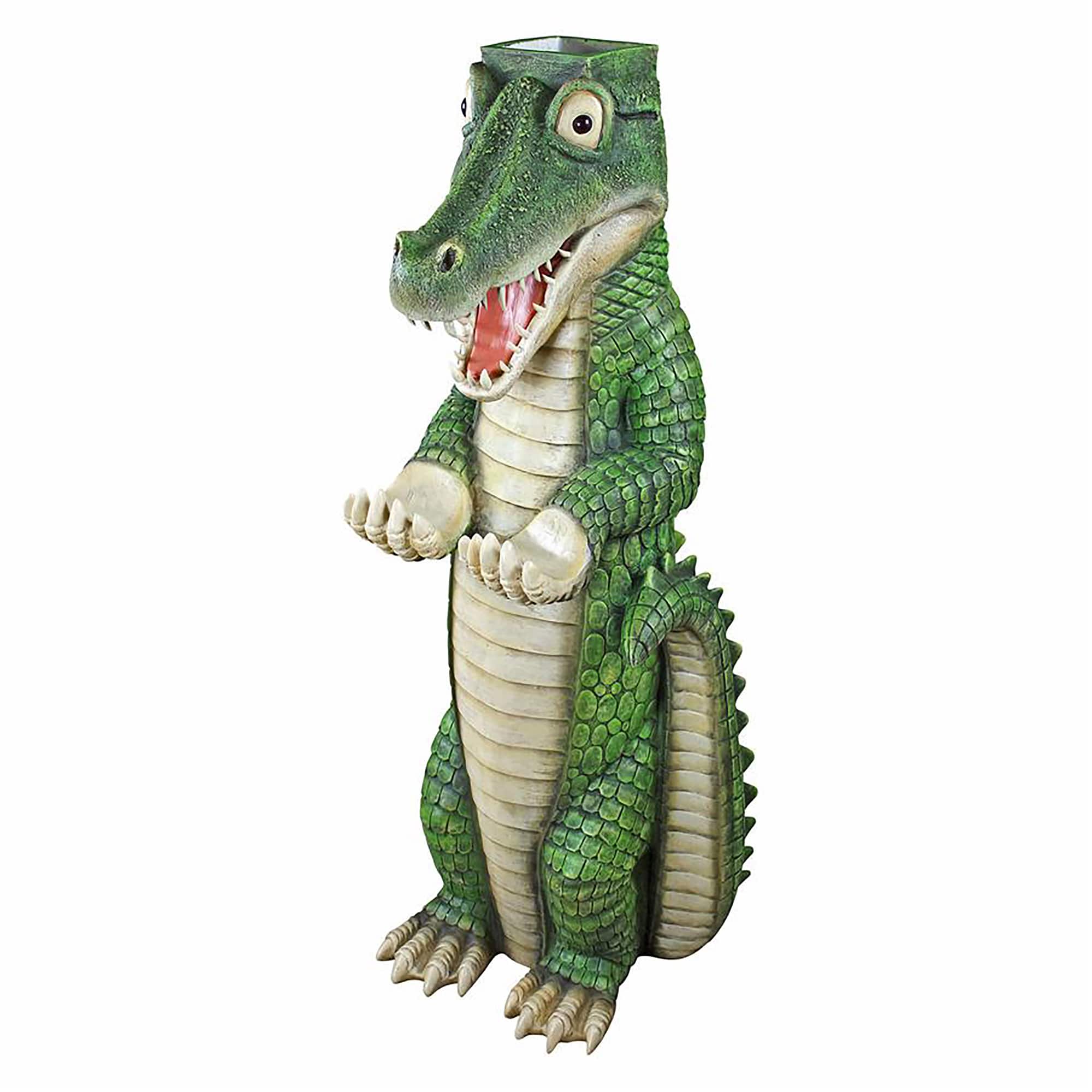 Design Toscano 43&#x22; Postal Gator Mail Post Sleeve Statue