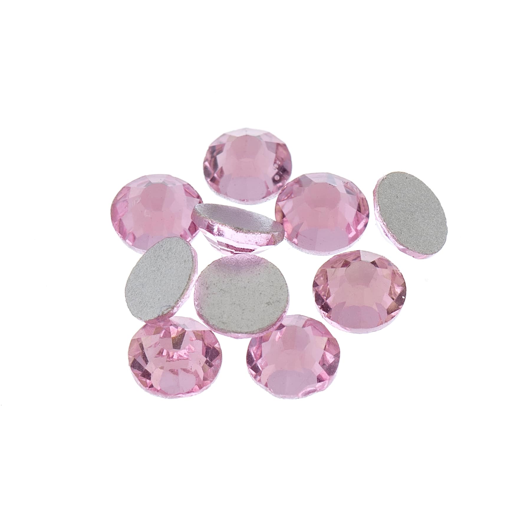 Bead Landing Glass Flatback Rhinestones - Jet - SS20 Each