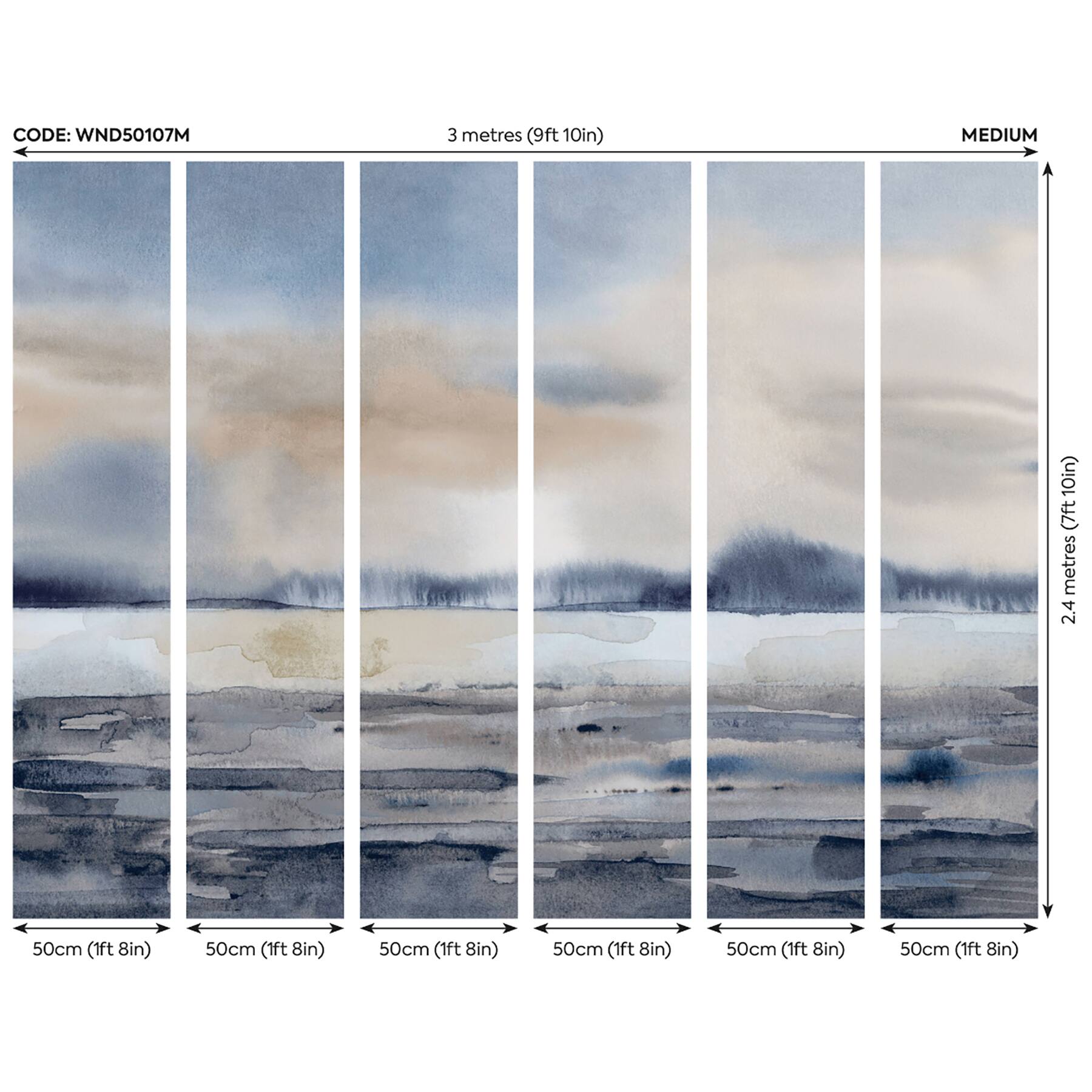 Ohpopsi Winter Sunset Wall Mural