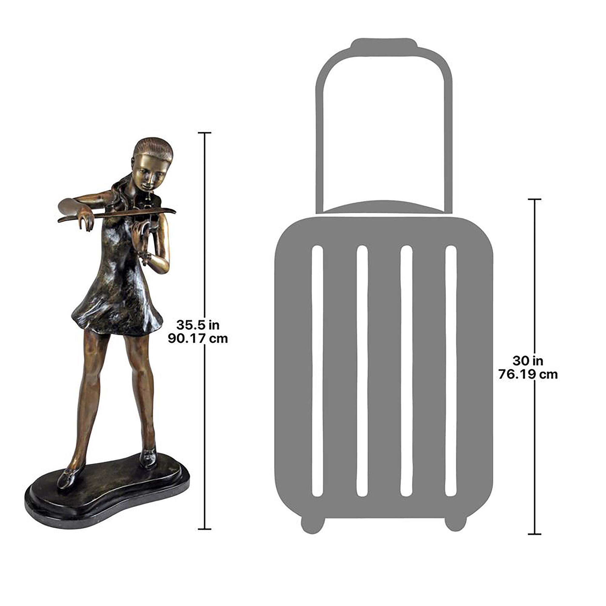 Design Toscano 36&#x22; The Young Violinist Sculpture