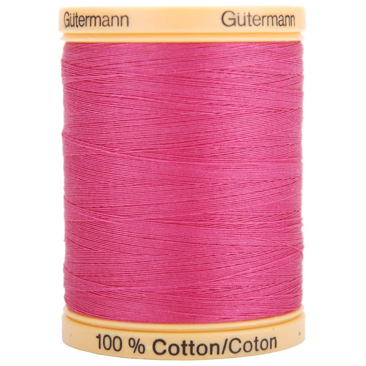 Gutermann 876 yd natuurlijke katoenen draad vaste stoffen, zwart, 800C-5201