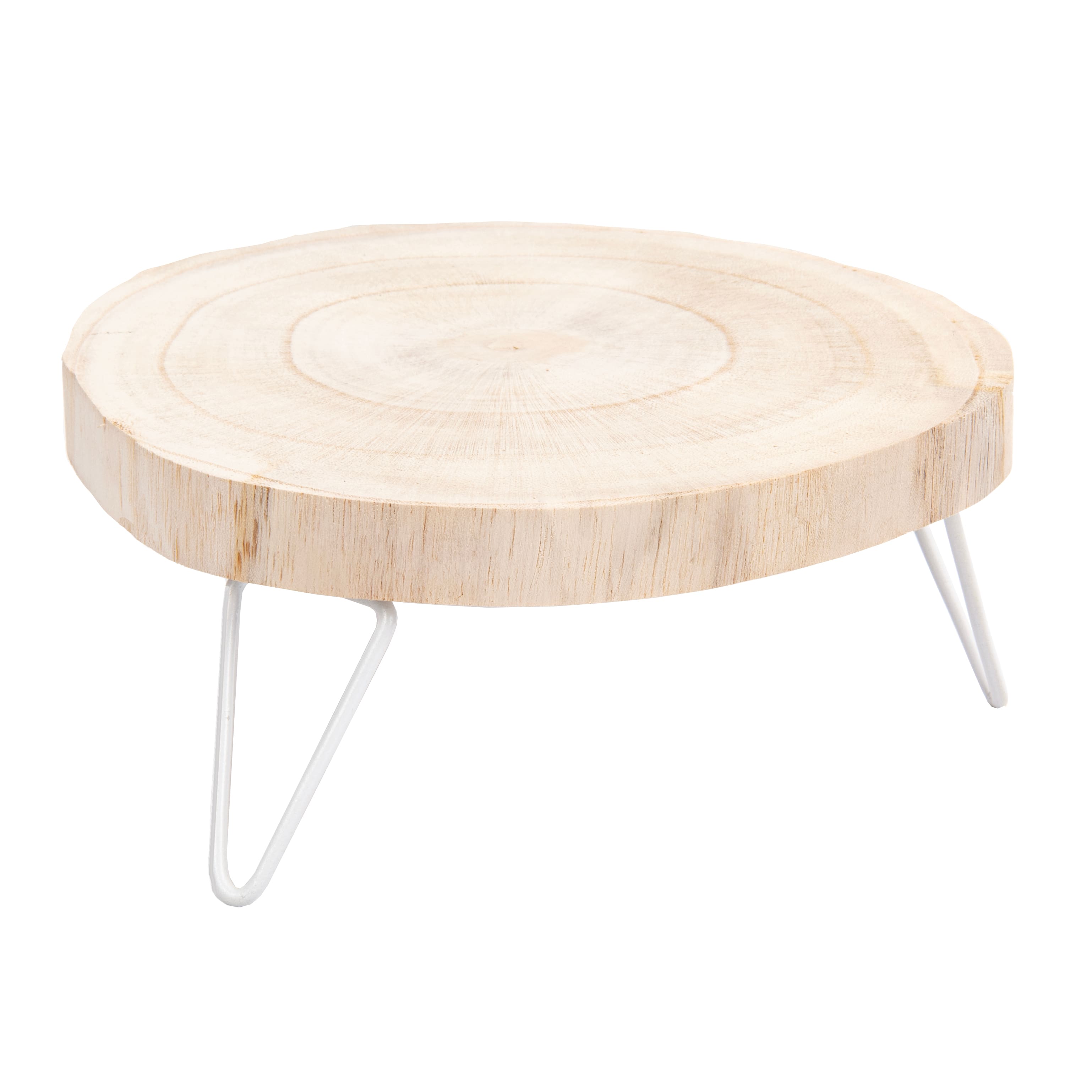 Hello Honey® Decorative Paulownia Wood Pedestal