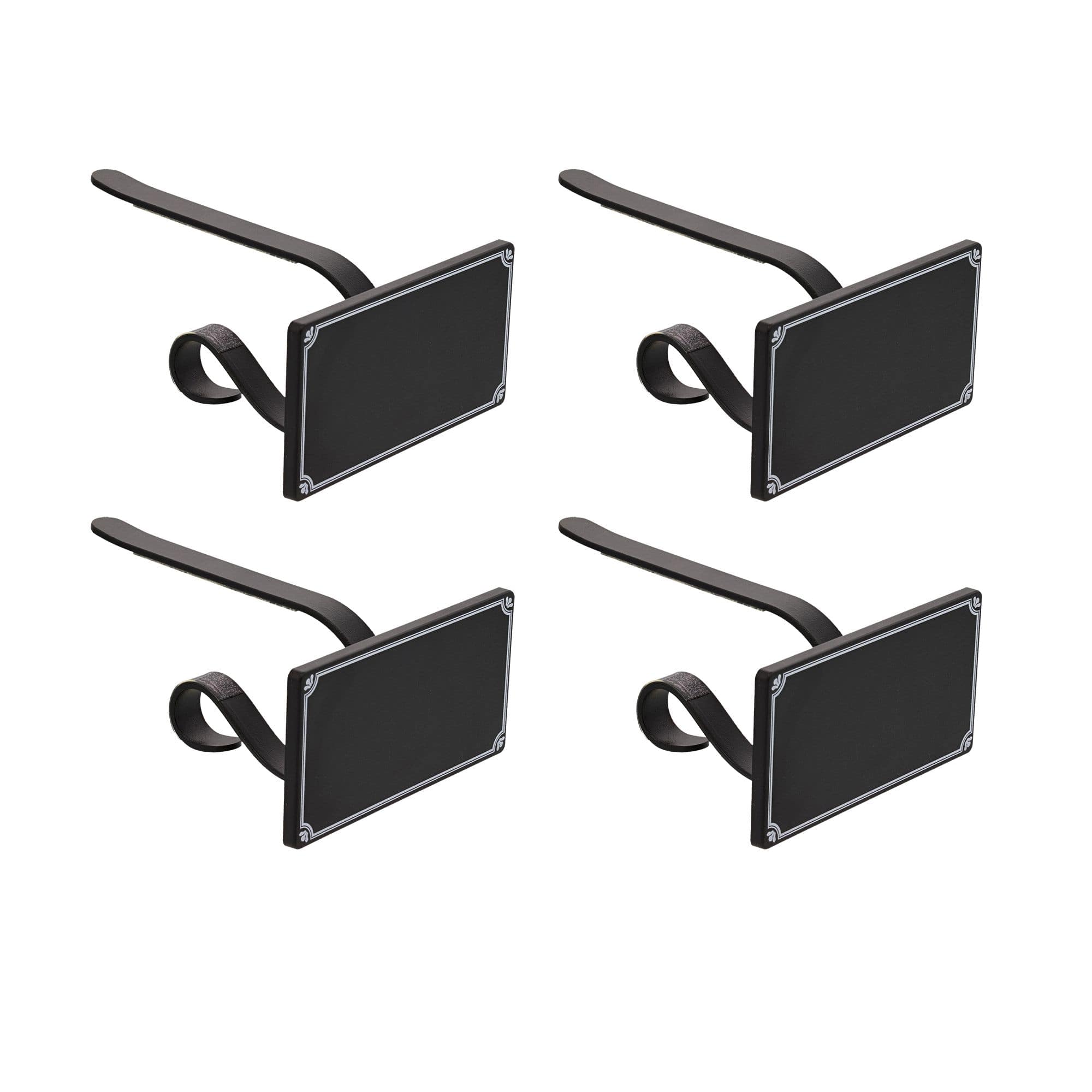 Original MantleClip® With Black Chalkboard Icons, 4ct.