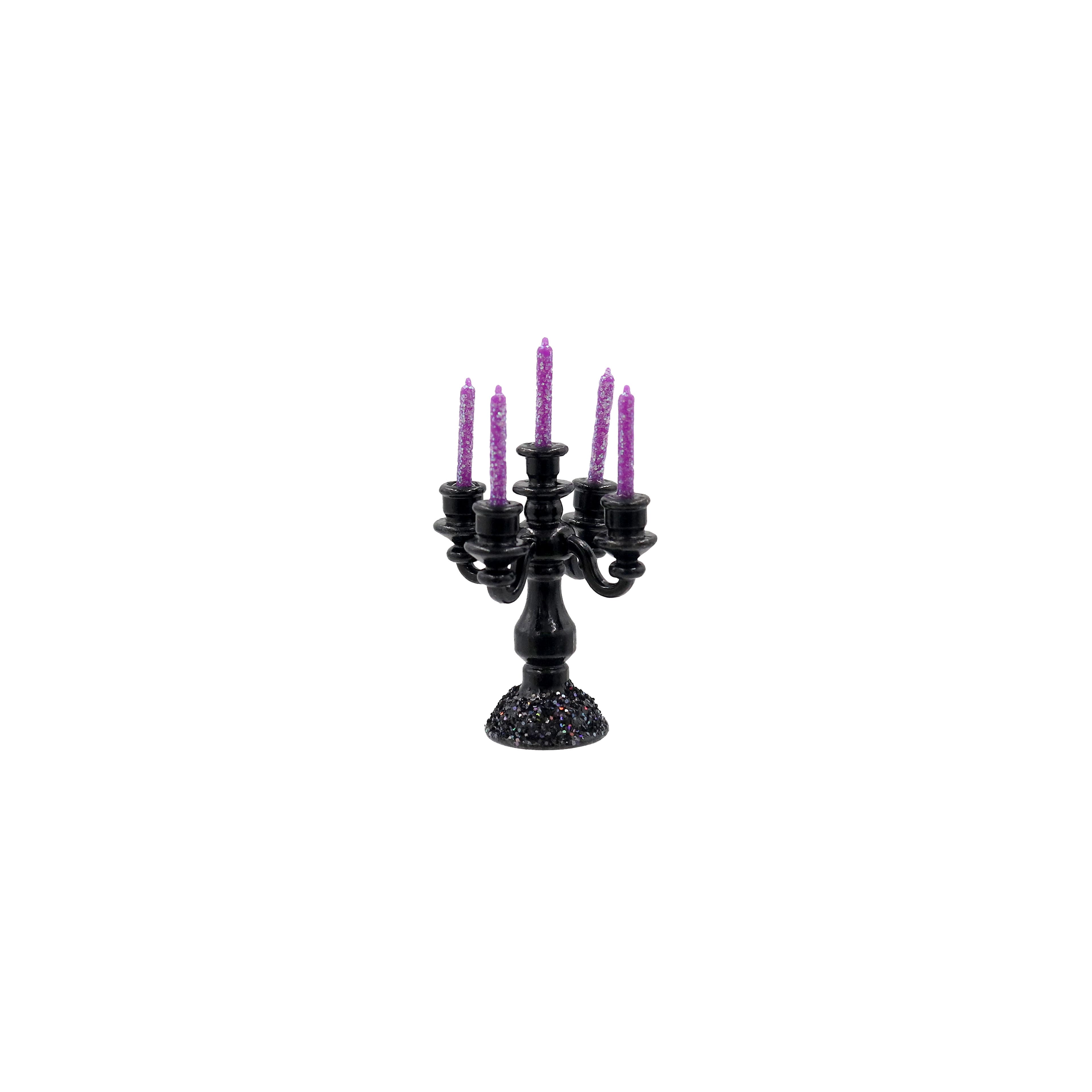 Mini Black Candelabra by Ashland®