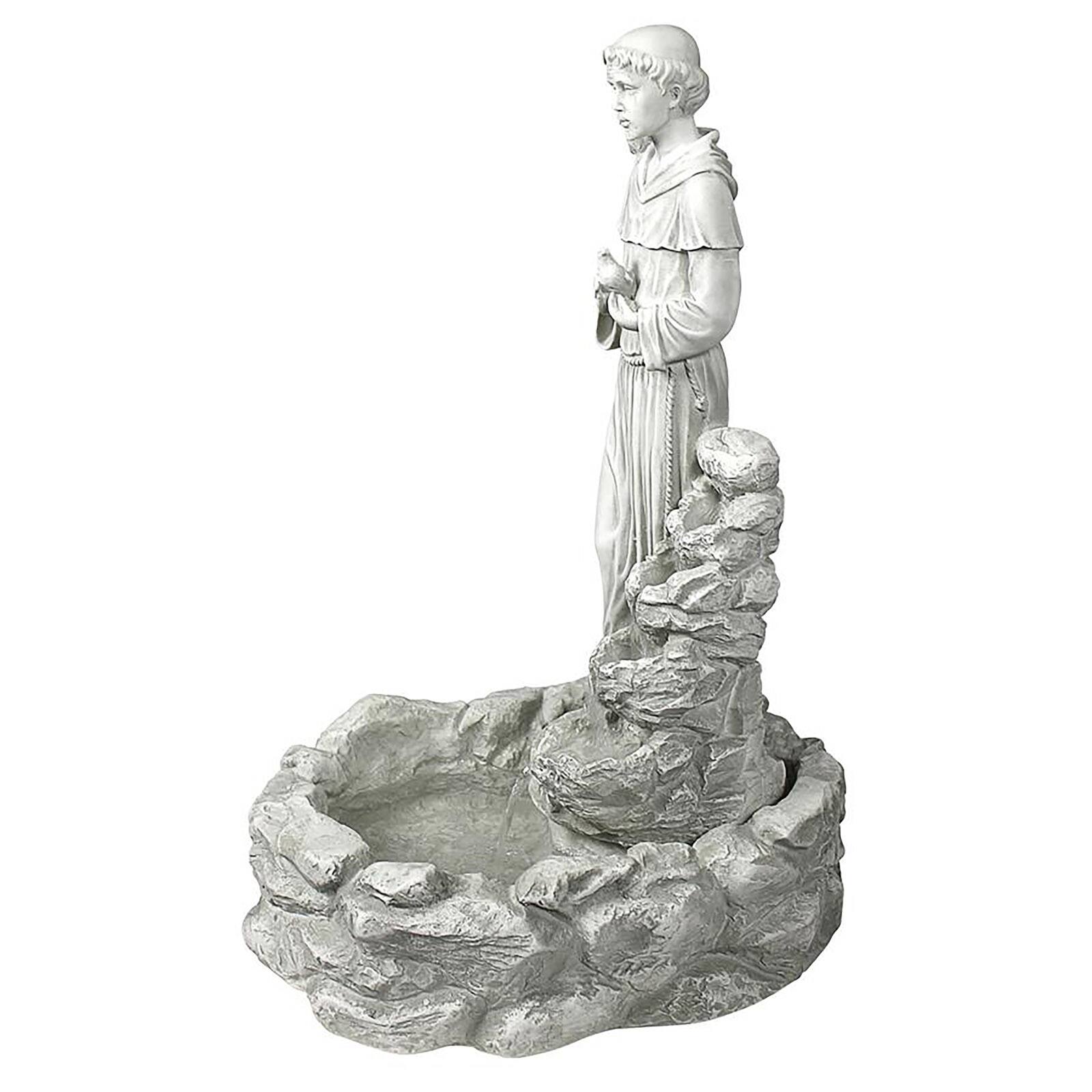 Nature&#x27;s Blessed Prayer St. Francis Sculptural Fountain