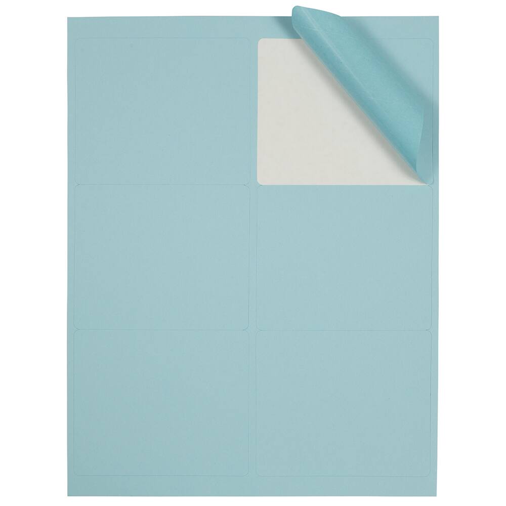JAM Paper Adhesive Shipping Labels, 3.33&#x22; x 4&#x22;