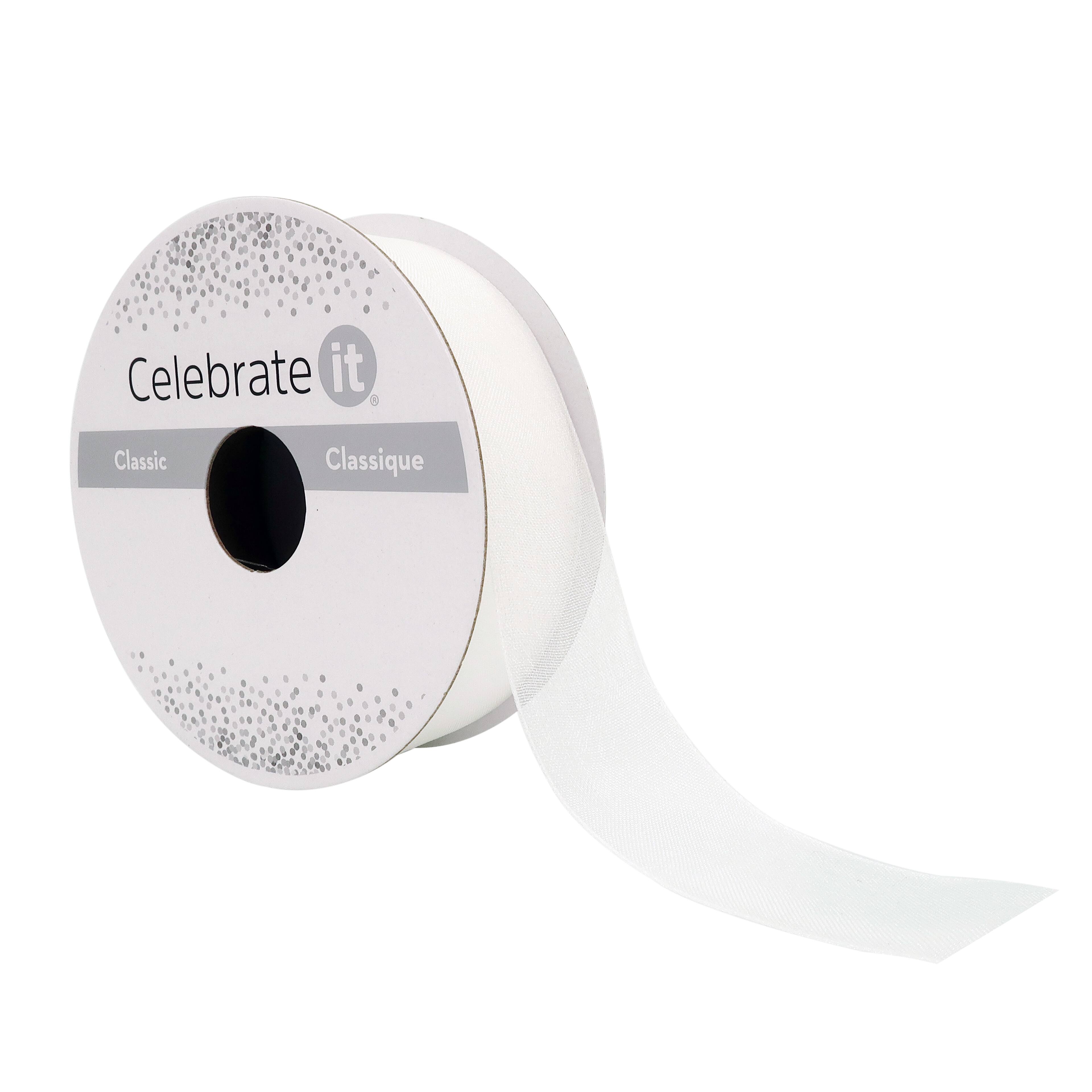12 Pack: 7/8" x 10yd. Sheer Ribbon by Celebrate It™