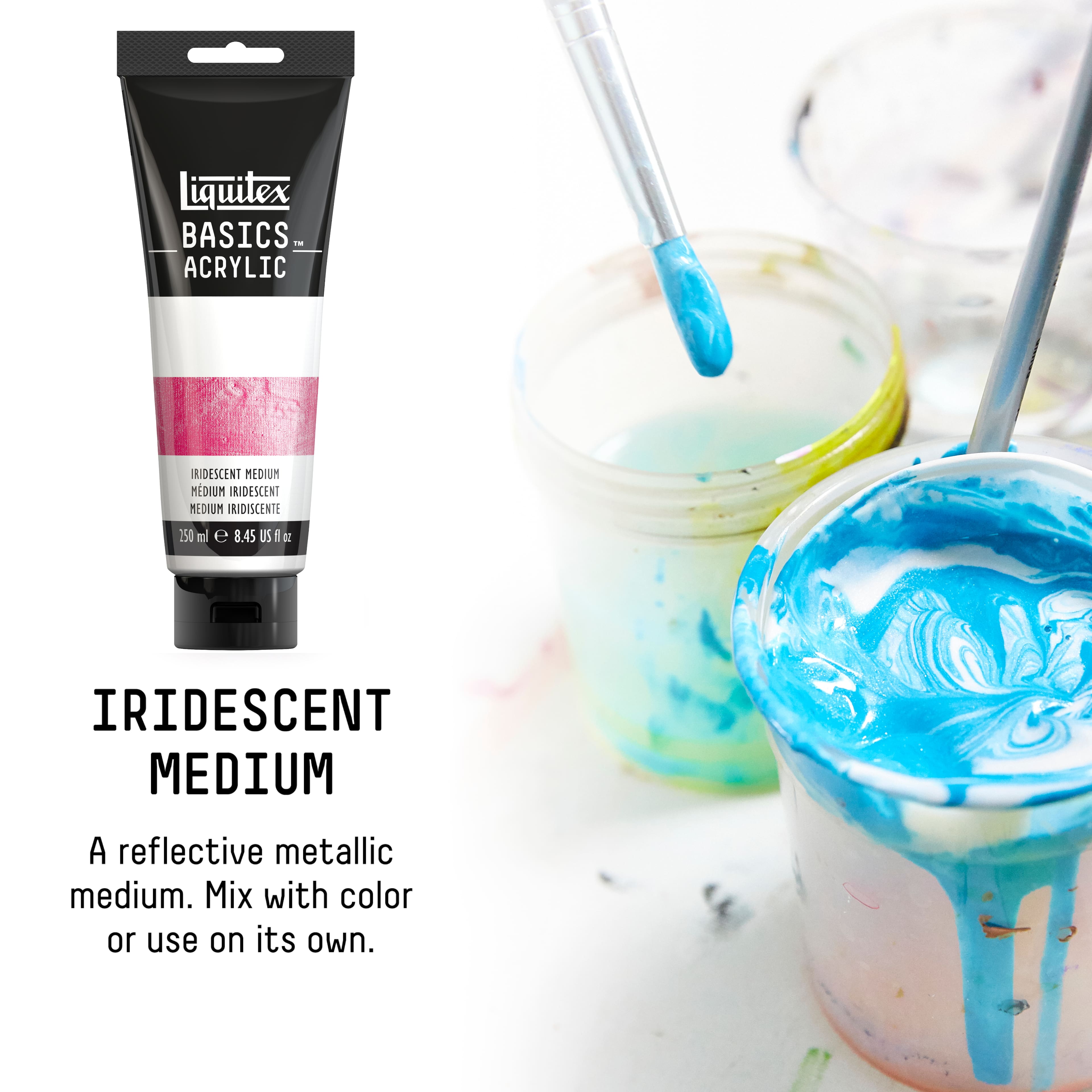 Liquitex&#xAE; BASICS&#xAE; Acrylic Iridescent Medium