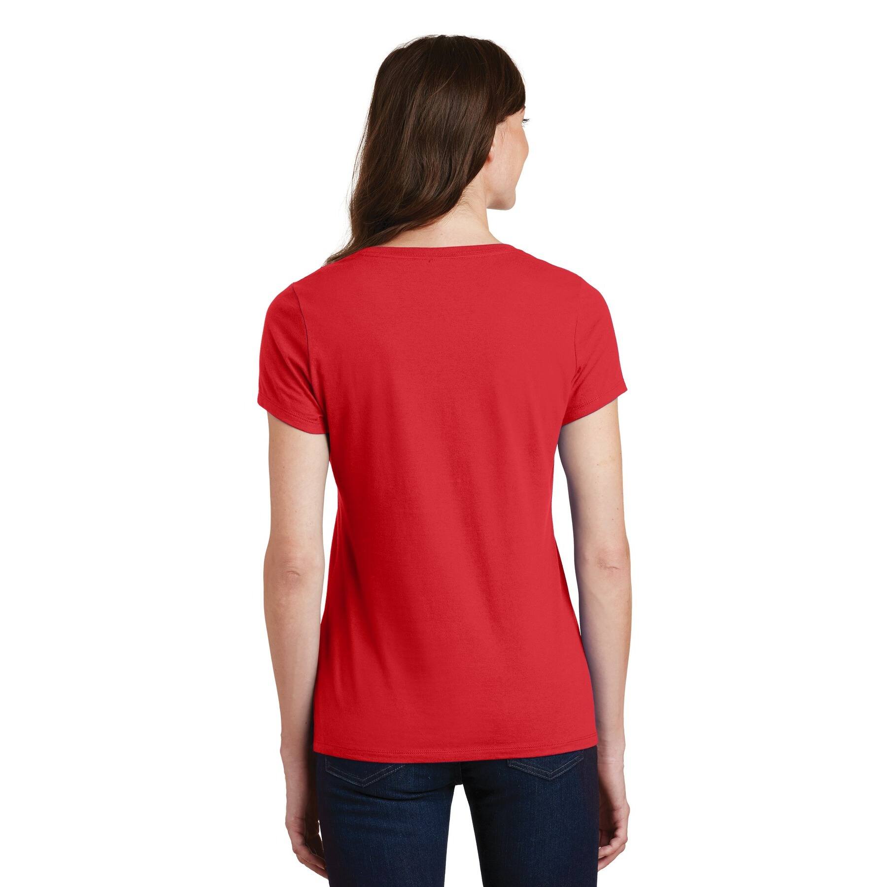 Port &#x26; Company&#xAE; Fan Favorite&#x2122; Ladies V-Neck T-Shirt