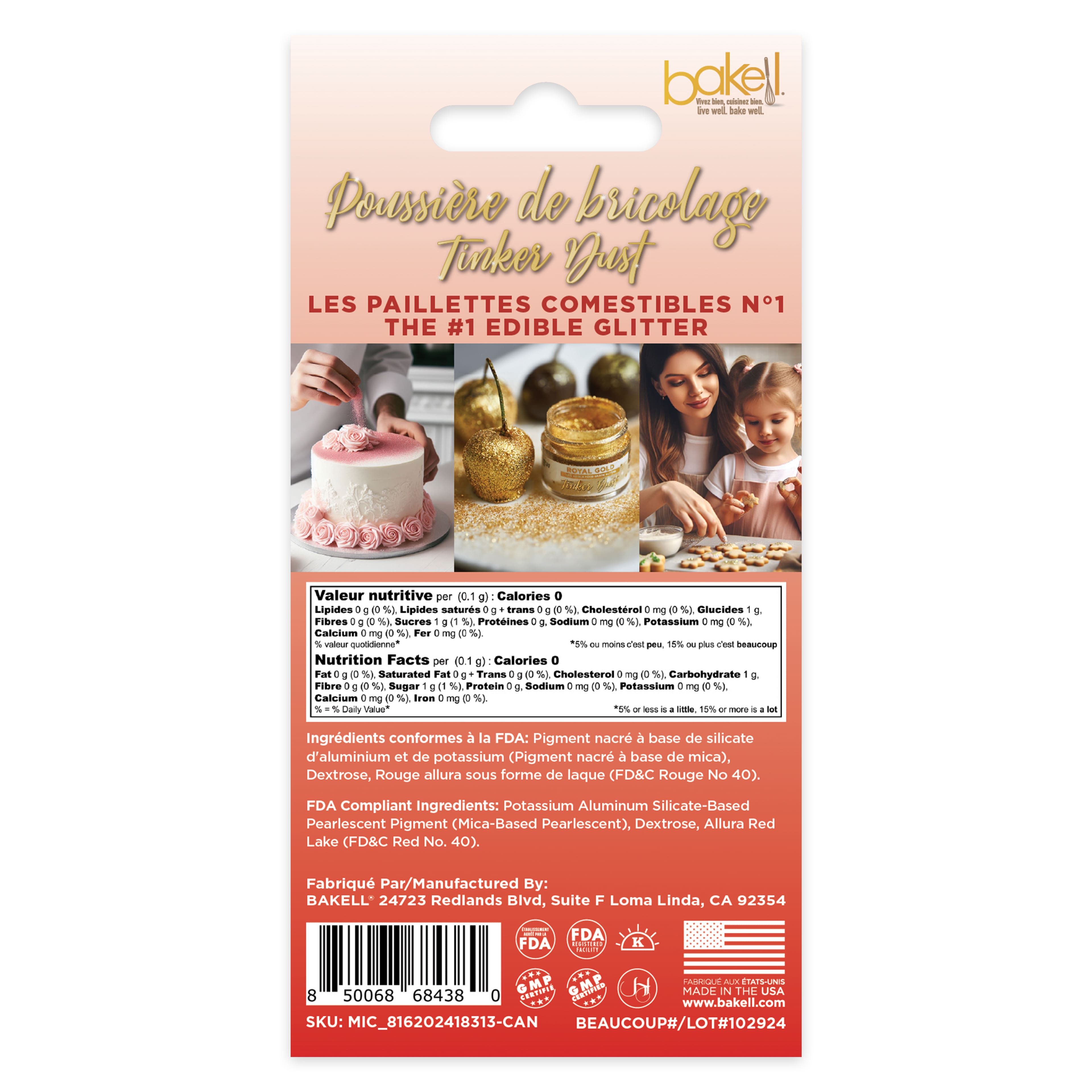 Bakell® Tinker Dust Edible Glitter