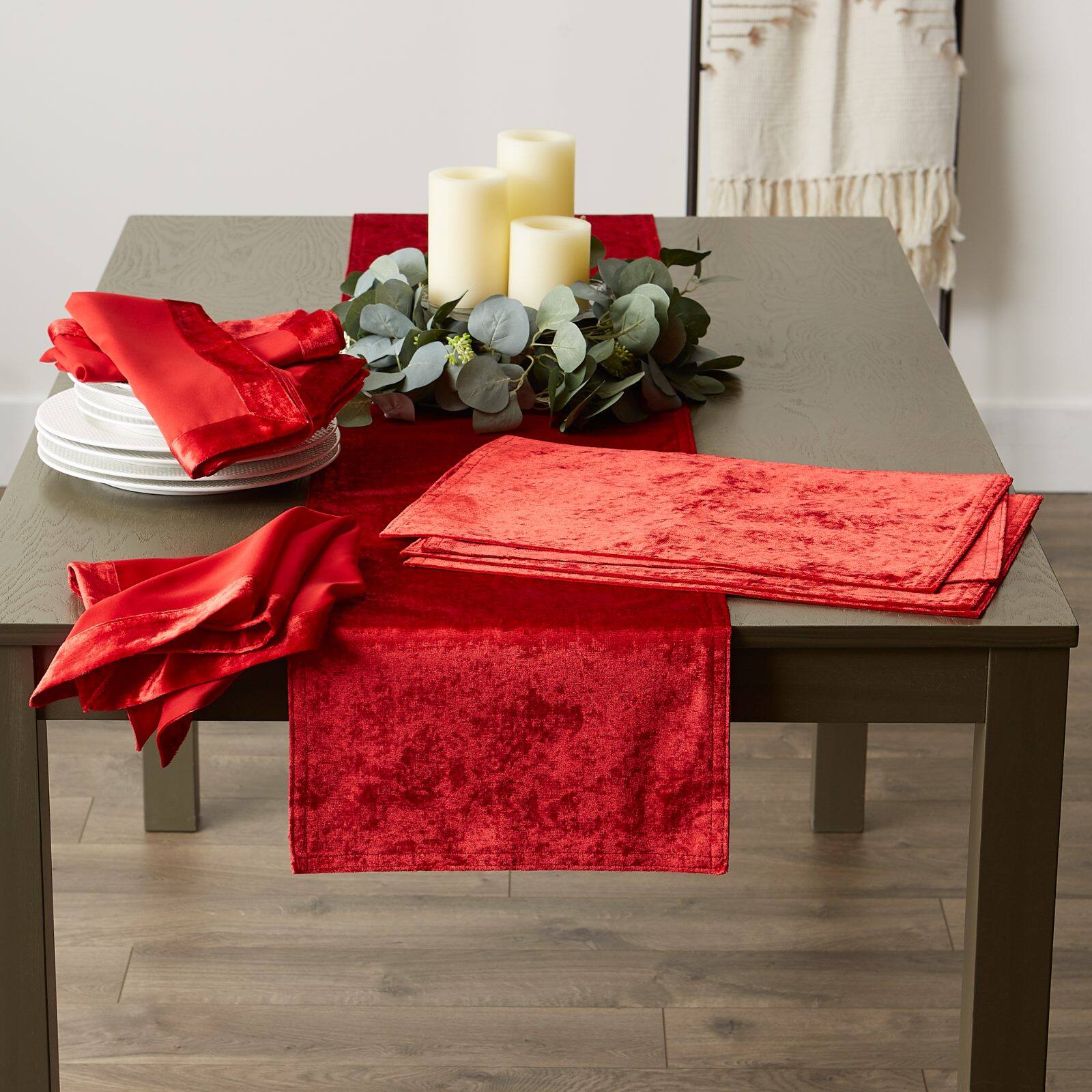 DII® Velvet Placemats, 4ct. Michaels