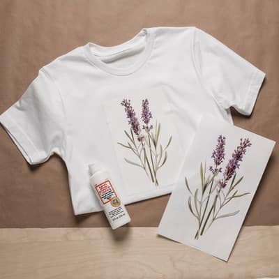 Photo Transfer Floral T-shirt