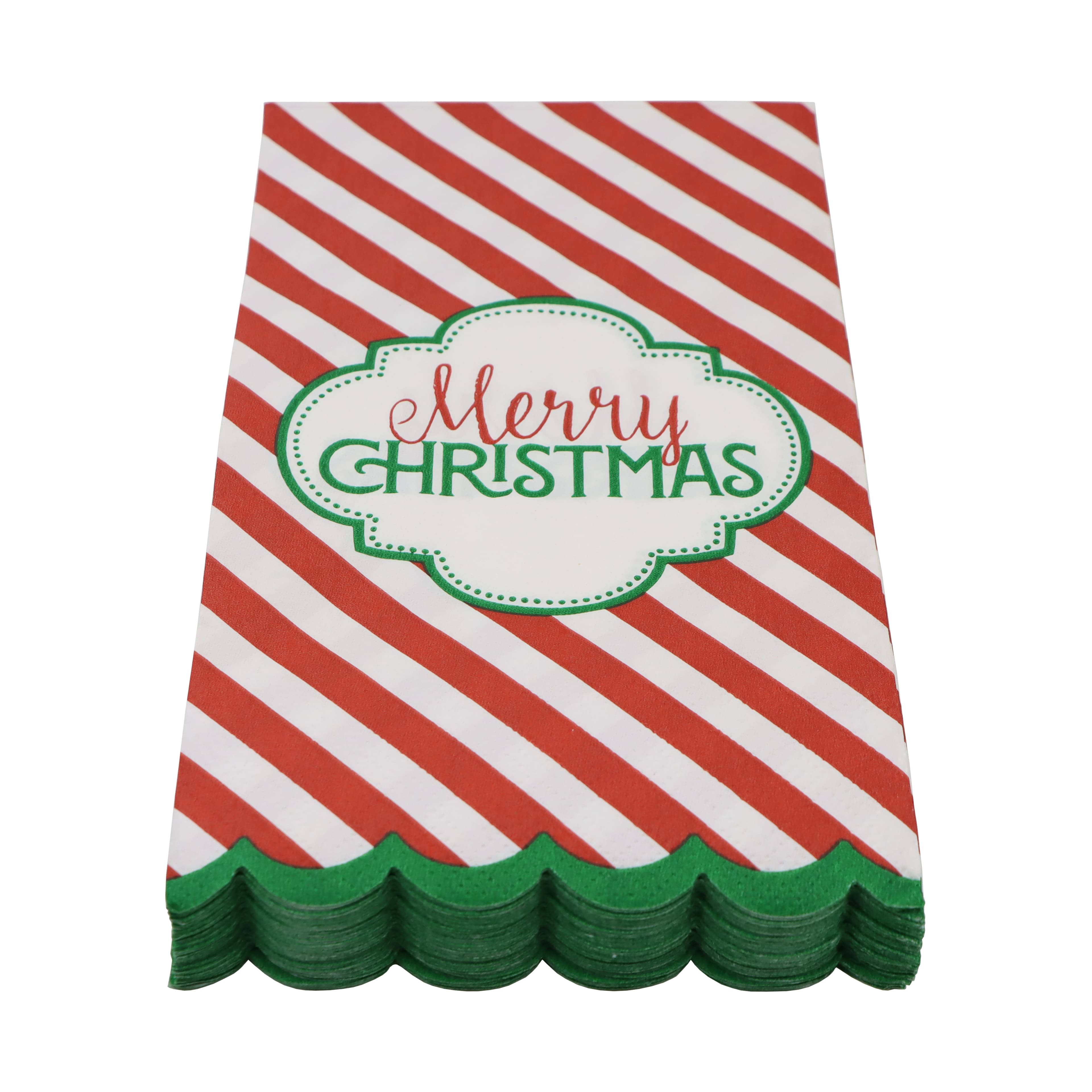 Red Stripe Guest Napkins, 20ct. by Celebrate It&#x2122;