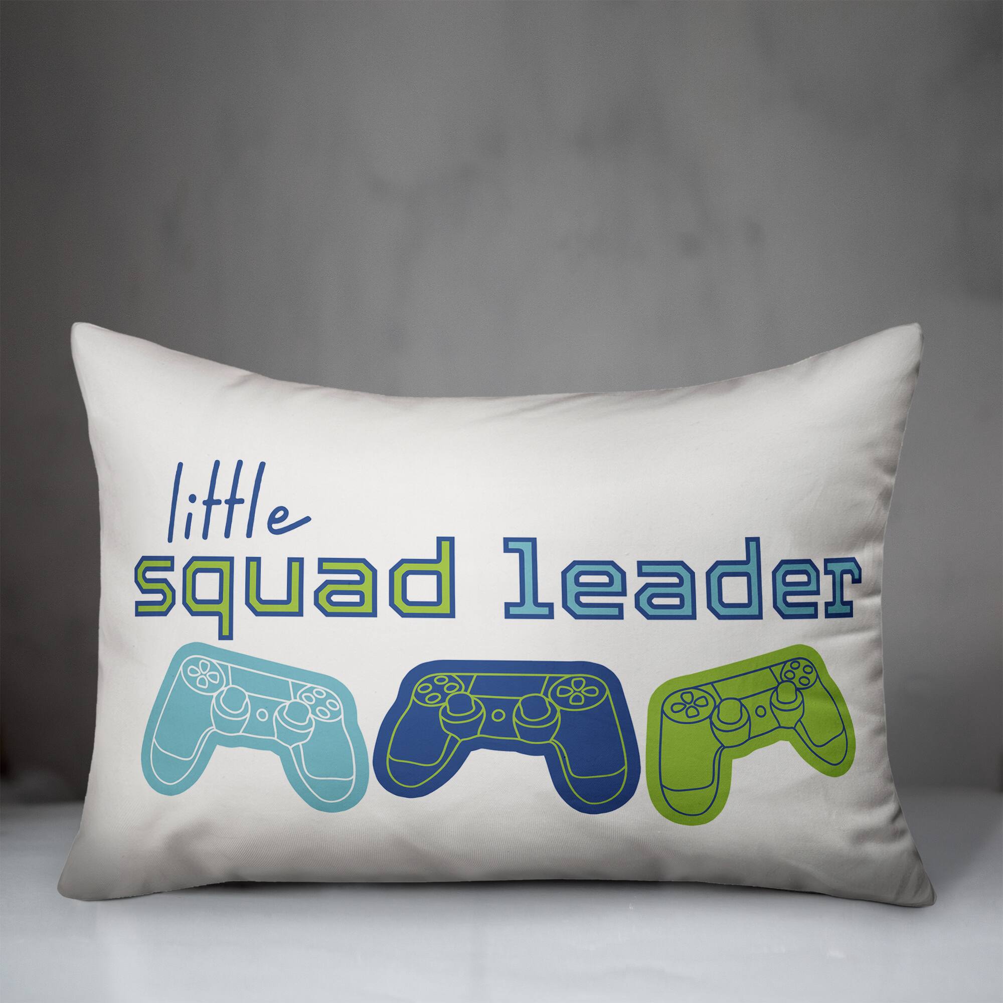 Little Squad Leader 20&#x22; x 14&#x22; Indoor/Outdoor Pillow