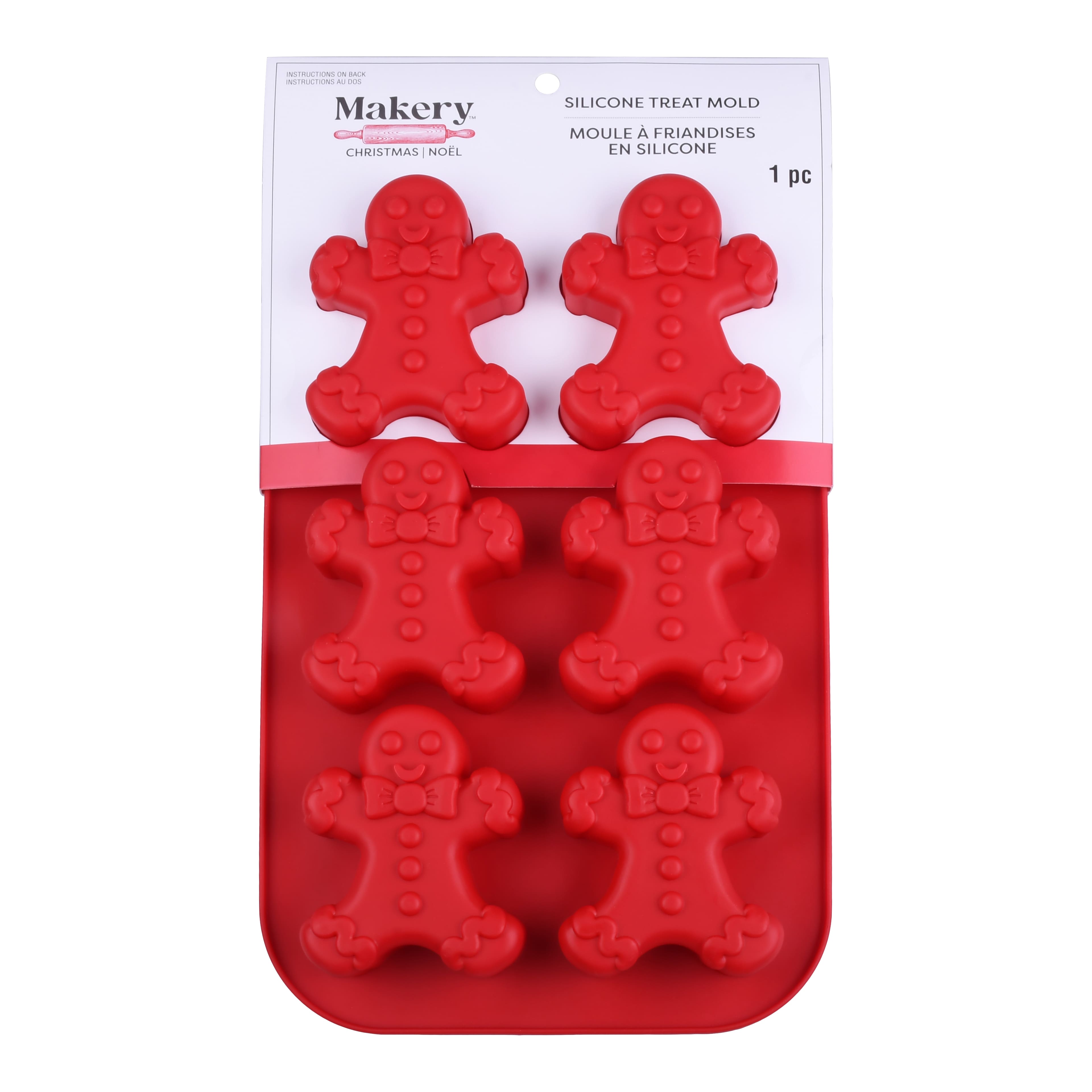 Gingerbread Man Silicone Treat Mold by Makery&#x2122;