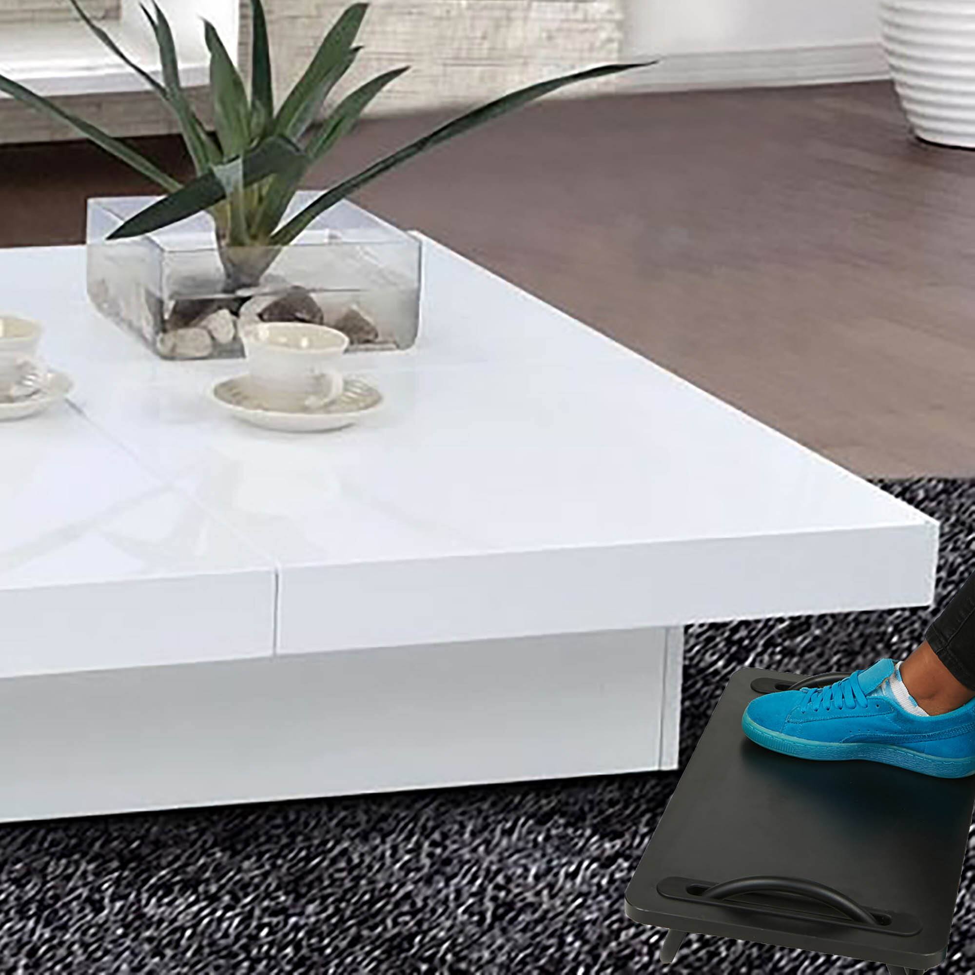 Mind Reader Black Tilting Ergonomic Foot Rest