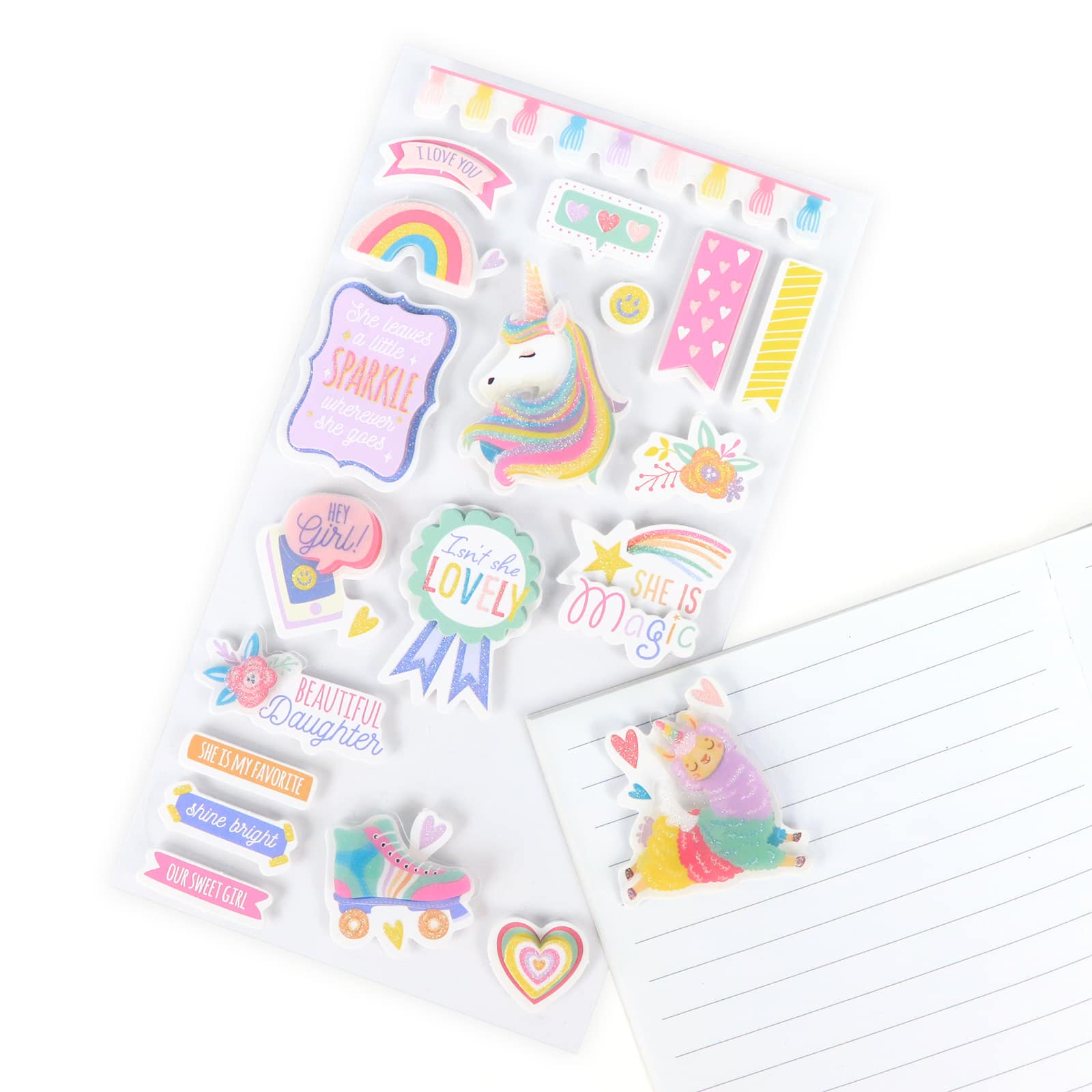 12 Pack: Daughter Family Stickers by Recollections&#x2122;