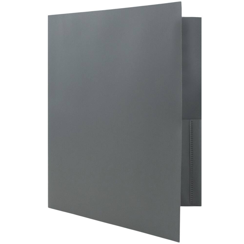 JAM Paper 9.5&#x22; x 11&#x22; Plastic 2 Pocket School POP Folders with Clasps, 6ct.