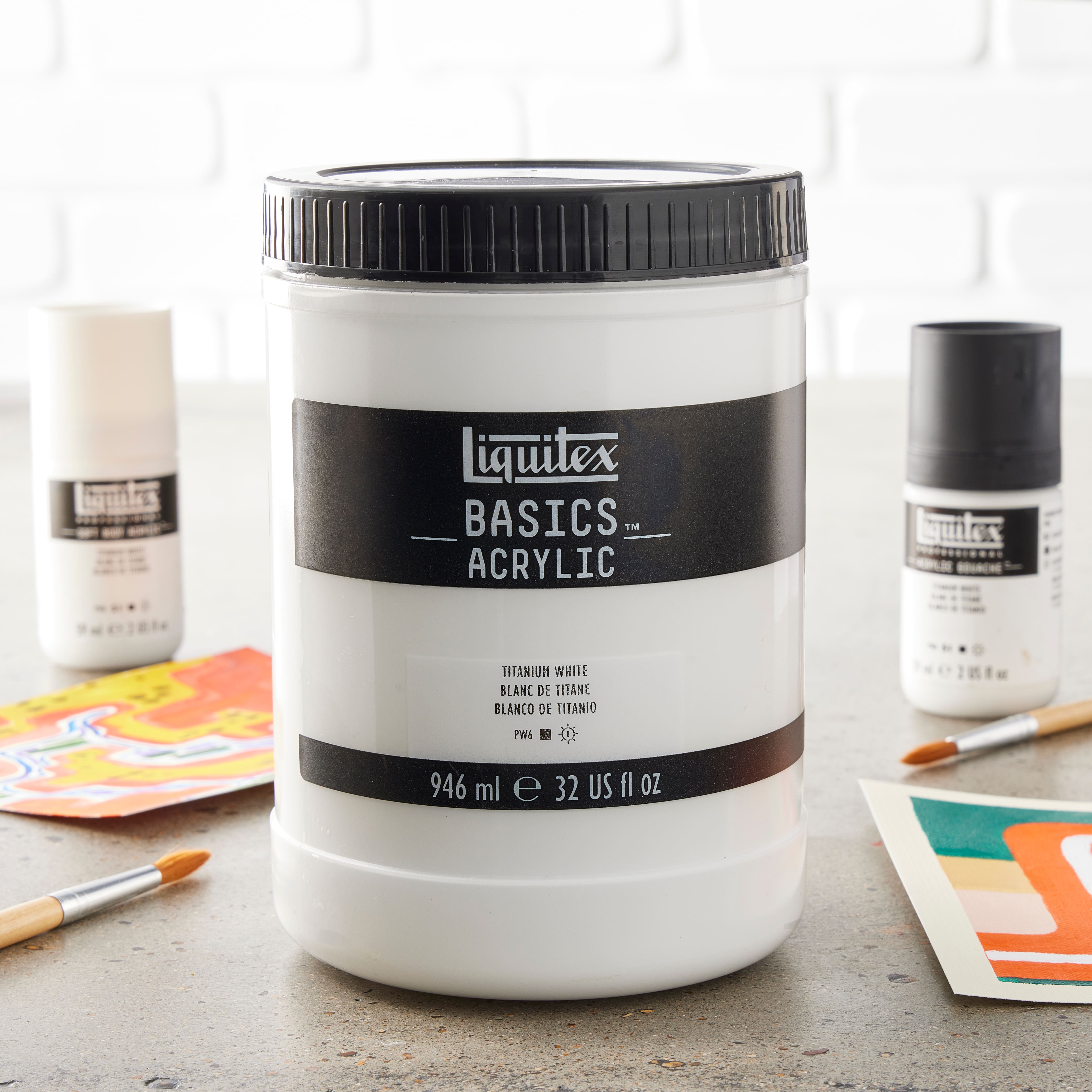 Liquitex® BASICS™ Acrylic Paint Jar, 32oz.
