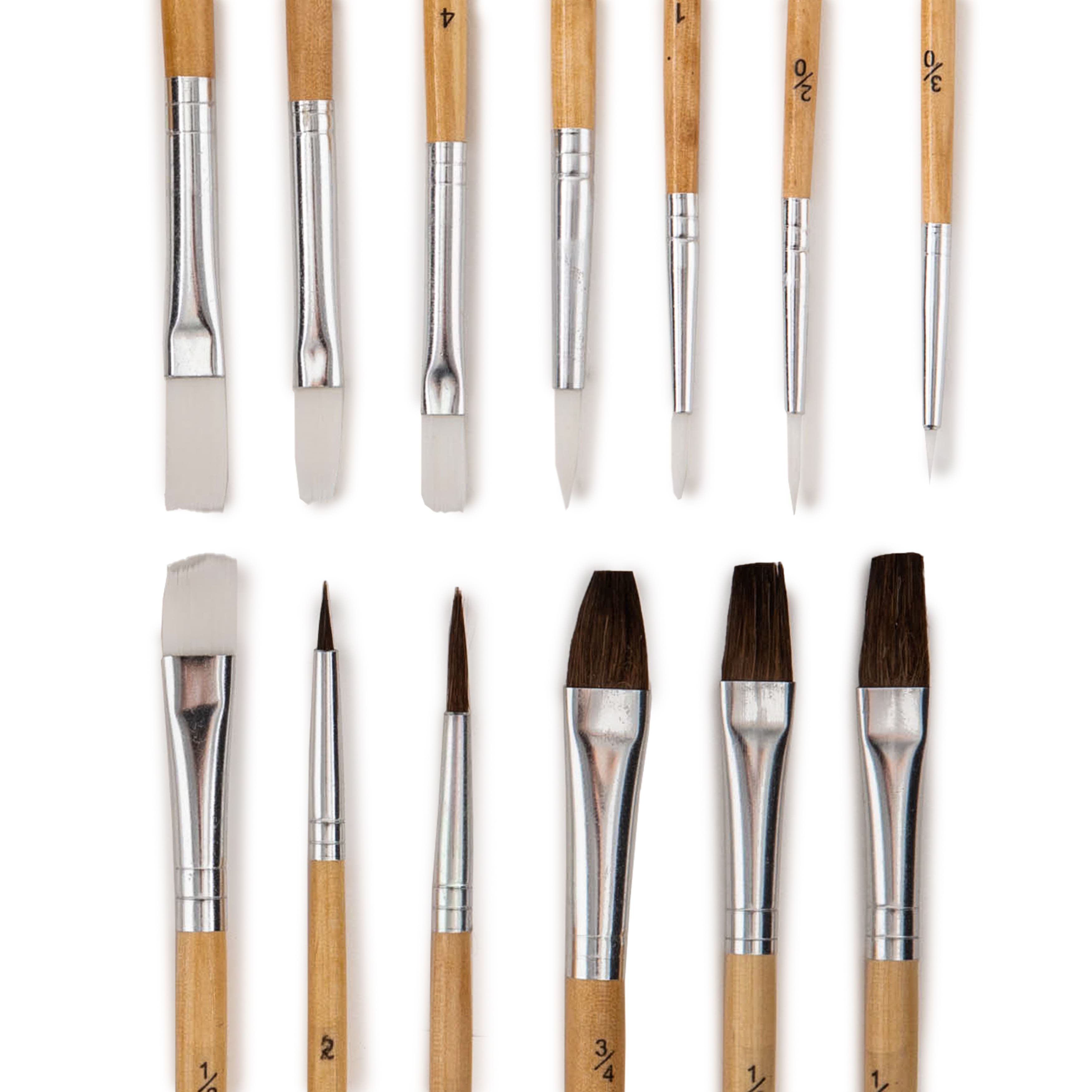 Necessities&#x2122; Multi Purpose Long &#x26; Short Handle Brush Set by Artist&#x27;s Loft&#xAE;