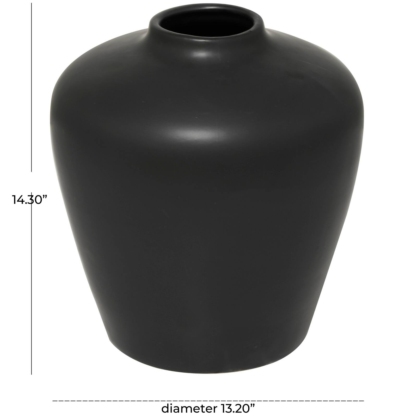 14" Modern Ceramic Vase