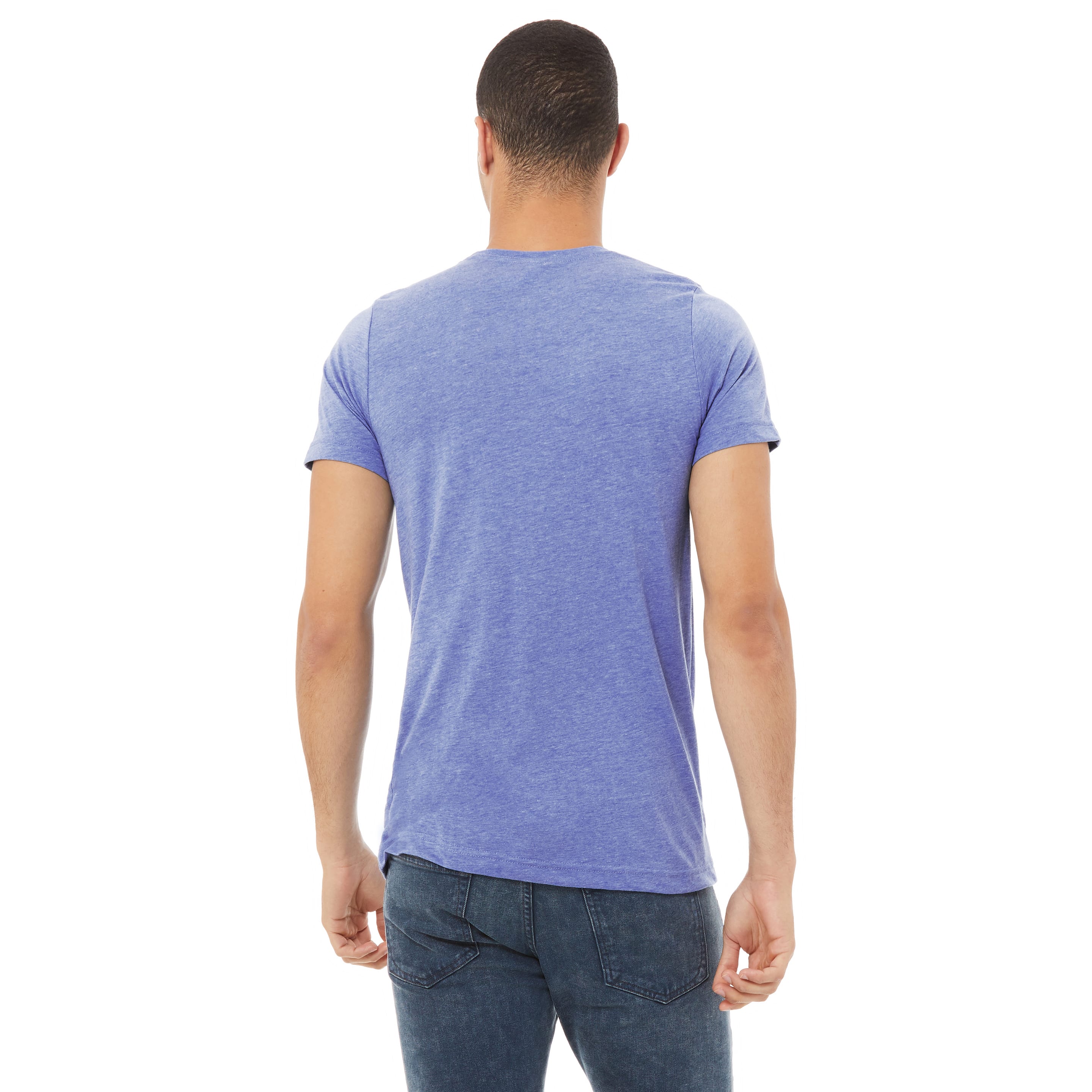 Curbside Clothing Heather Black Triblend - Blank Men's T-Shirt