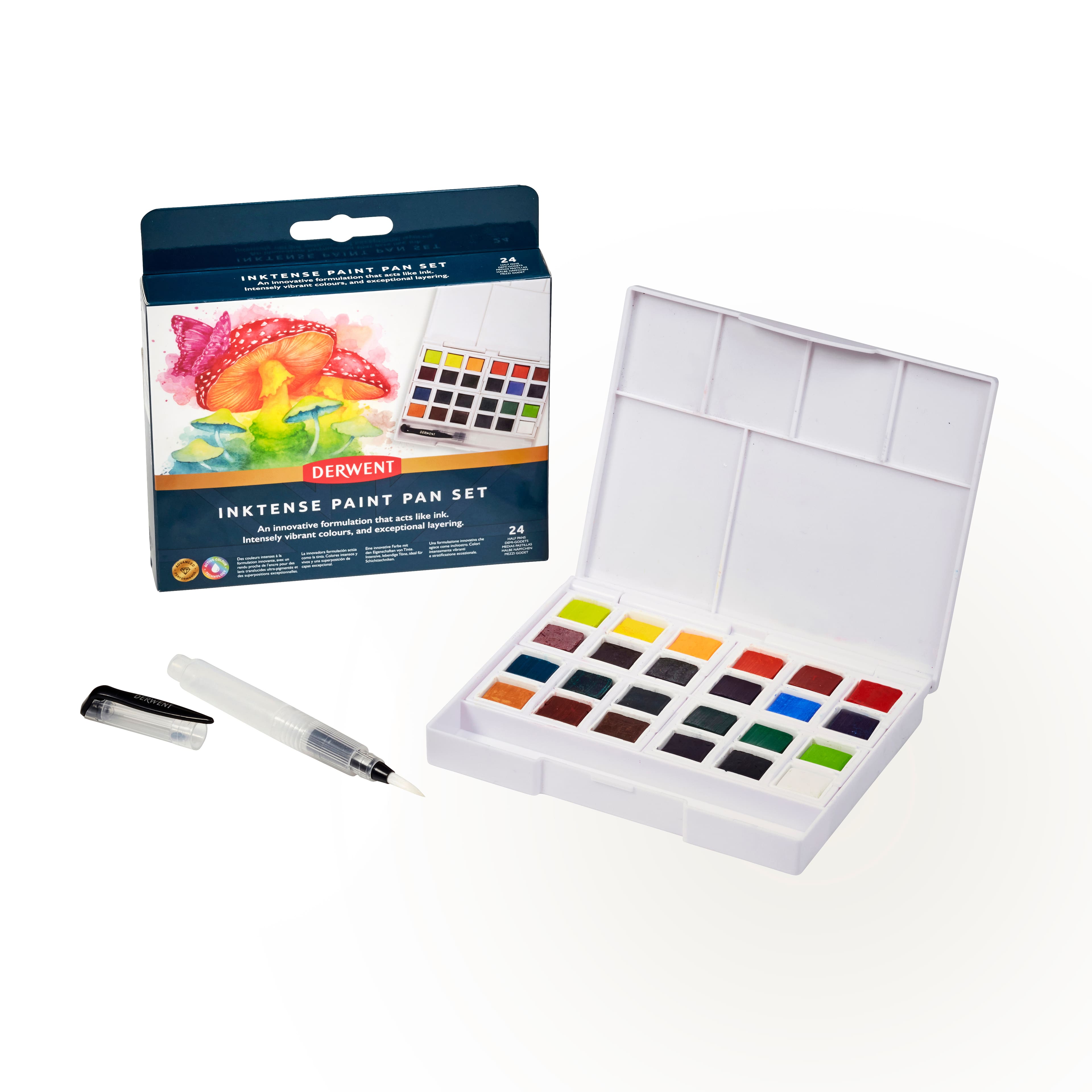 Derwent Inktense Paint Pan Set