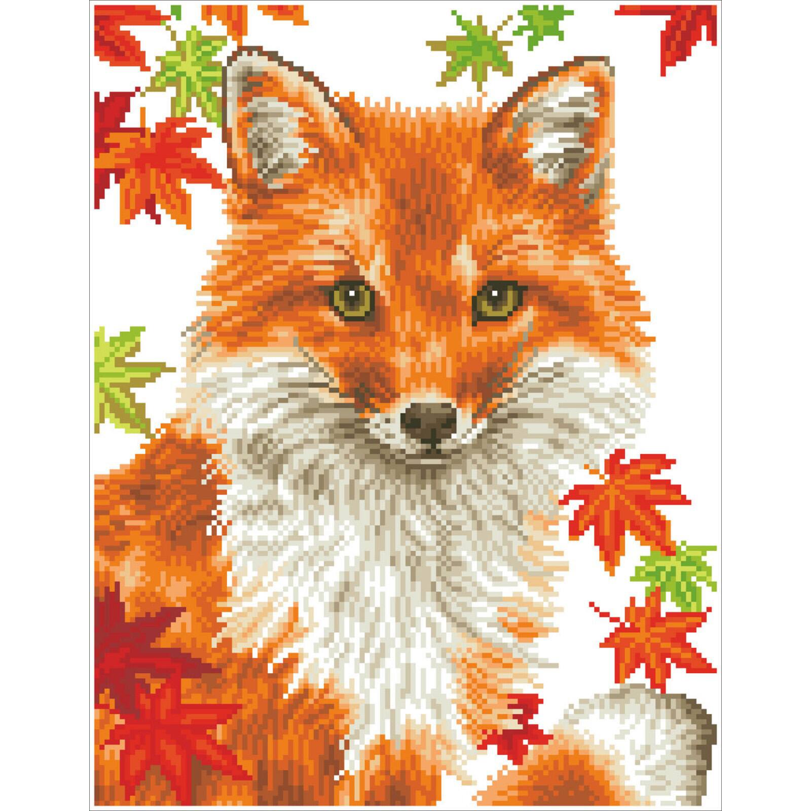 Diamond Dotz® Intermediate Level Foxy Diamond Painting Kit