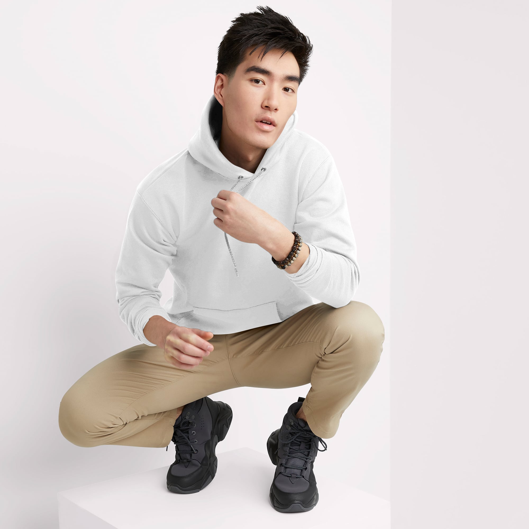 Hanes EcoSmart Pullover Men's Fleece Hoodie