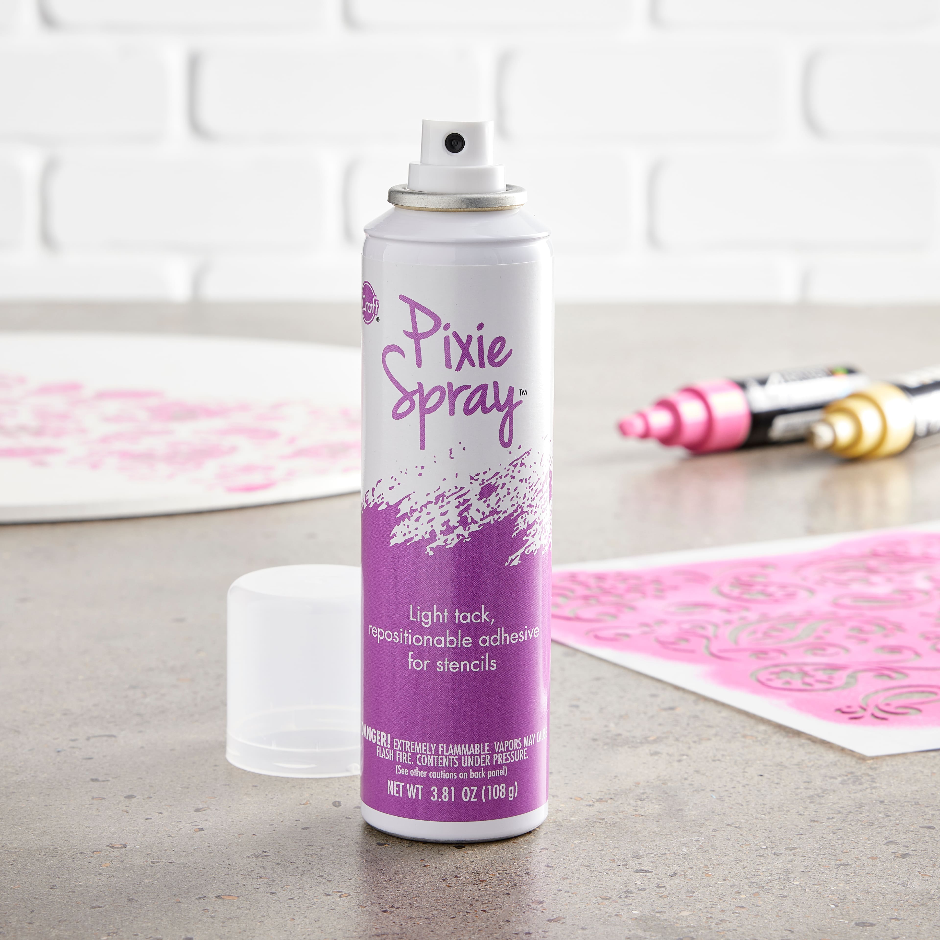 iCraft® Pixie Spray™ Stencil Adhesive, 3.8oz.