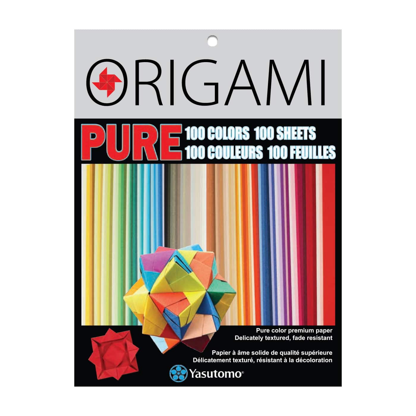 Large Origami Paper : 24 9 X 9 Sheets in 12 Colors