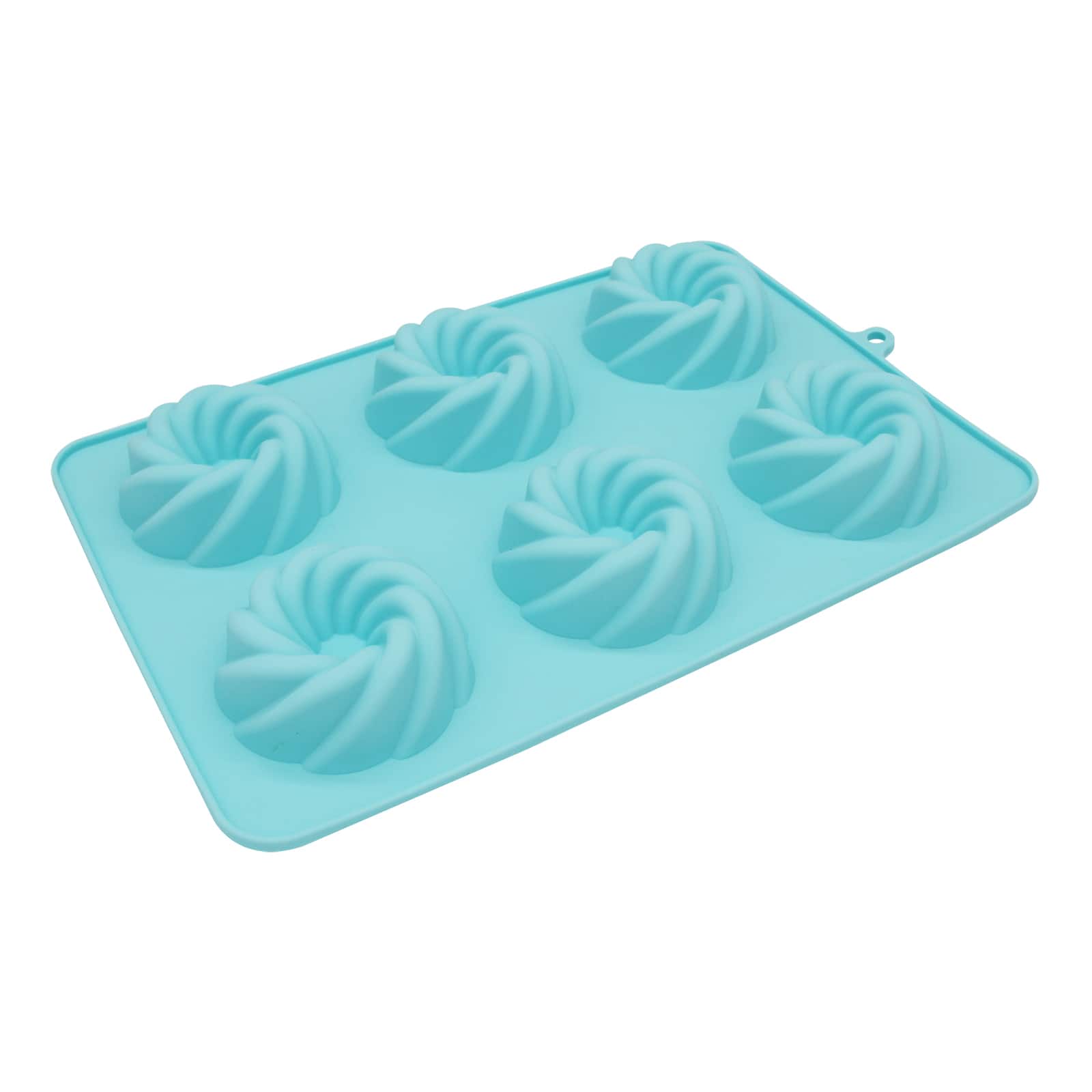 6 Pack: Swirl Fluted Silicone Treat Mold by Celebrate It&#x2122;