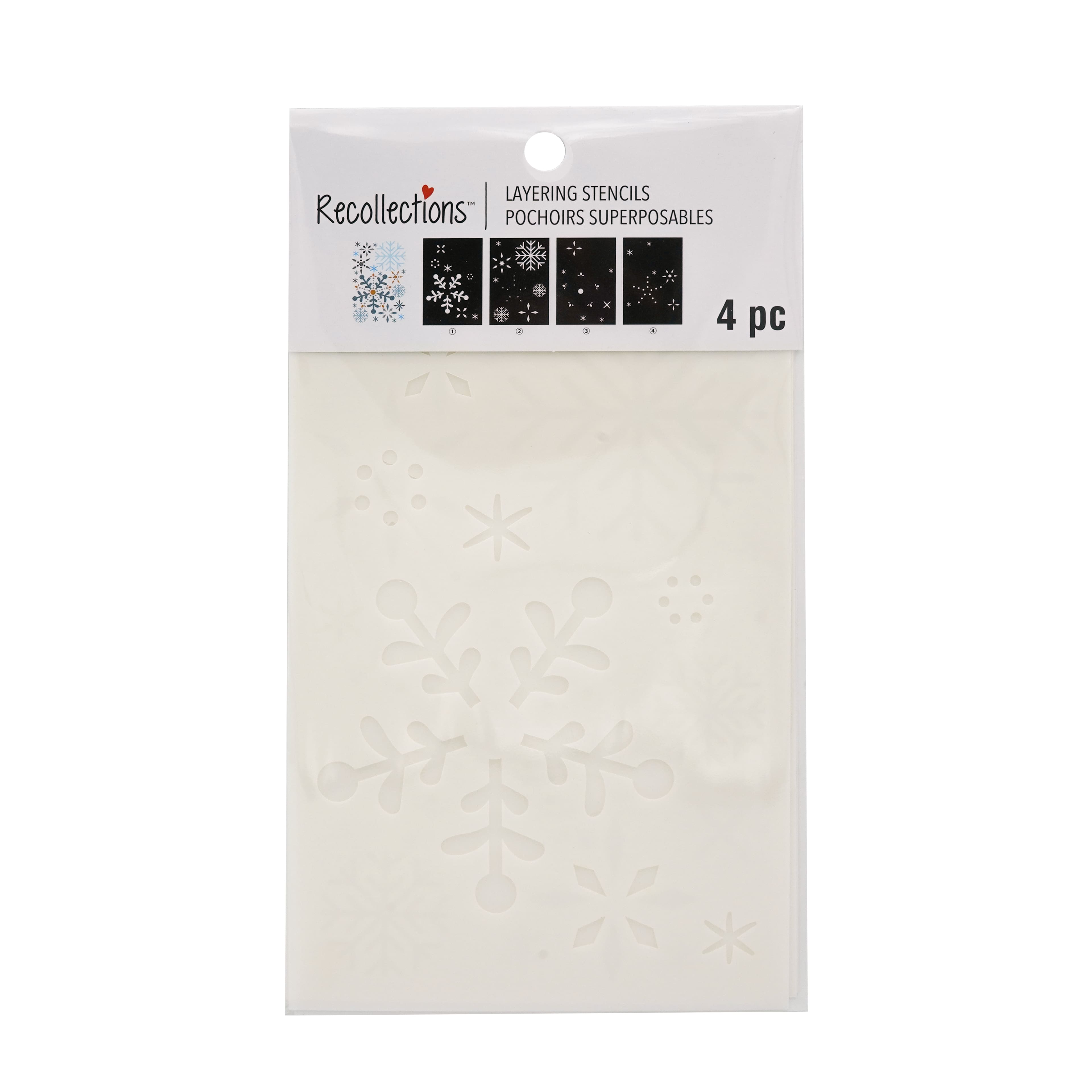 Snowflakes Layering Stencils by Recollections™