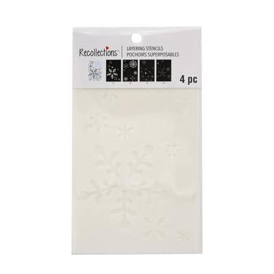 Snowflakes Layering Stencils by Recollections™ | Michaels