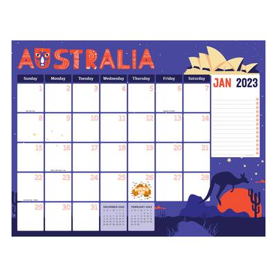 TF Publishing 2023 Around The World Large Desk Pad Monthly Blotter Calendar  | Michaels