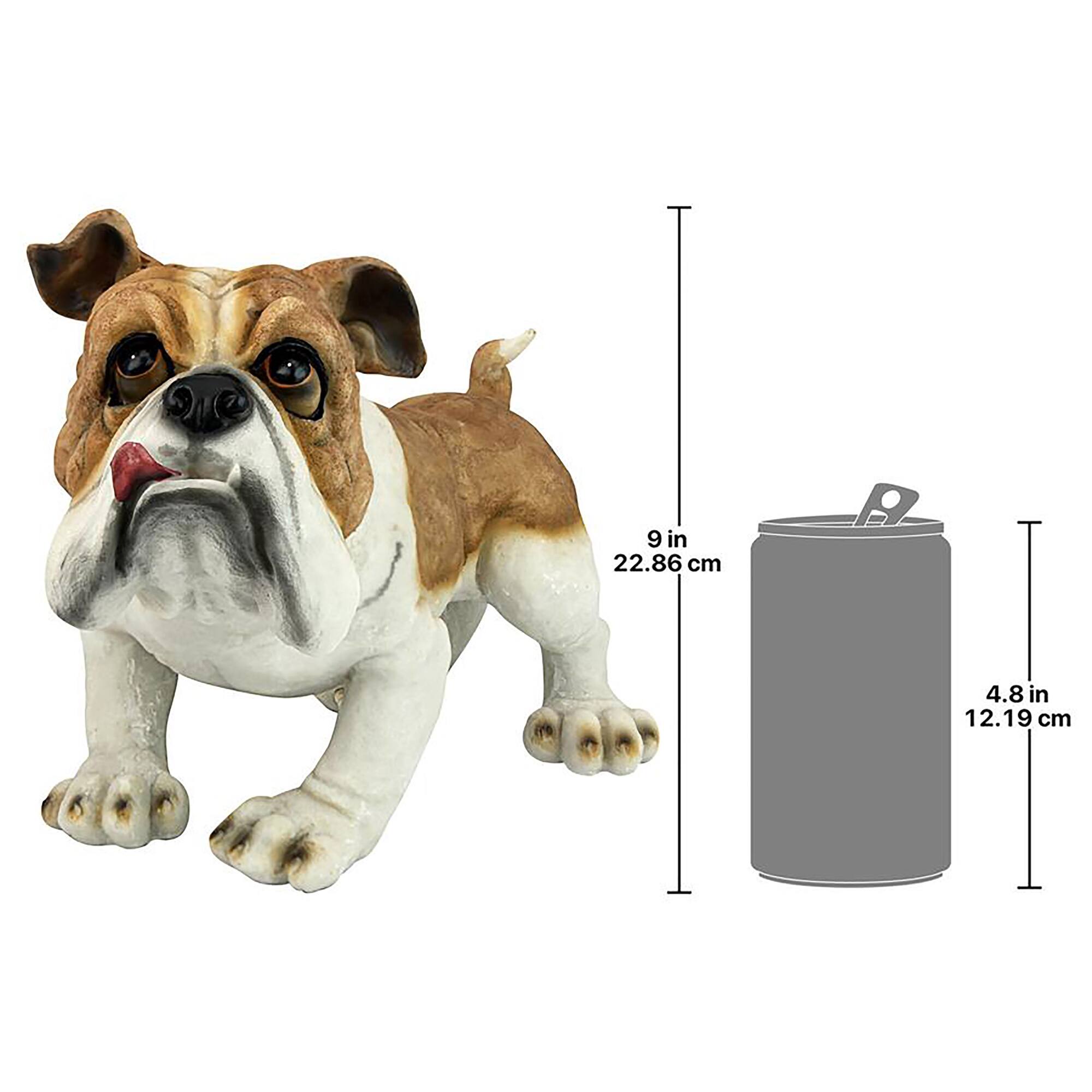 Design Toscano 11.5&#x22; Winston the British Bulldog Statue